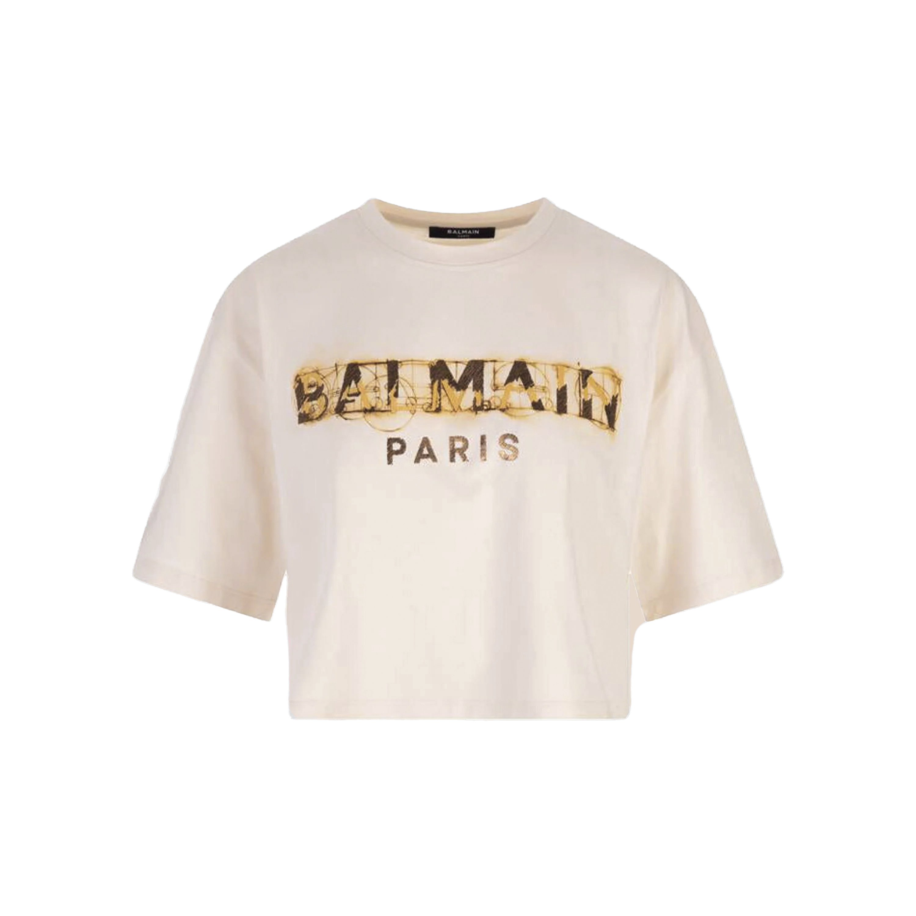Camiseta Blanca Balmain Galilée