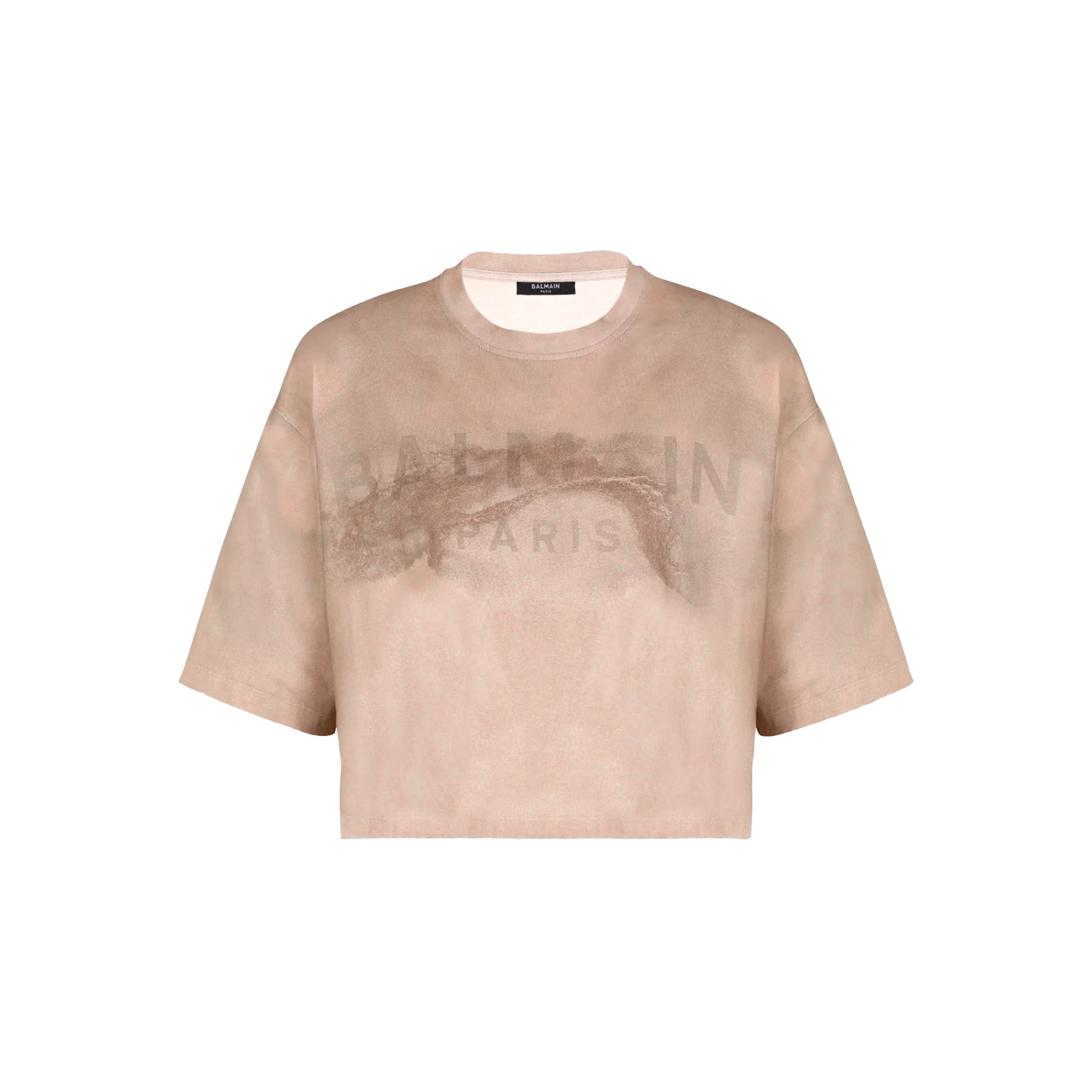 Camiseta Beige Balmain Desert