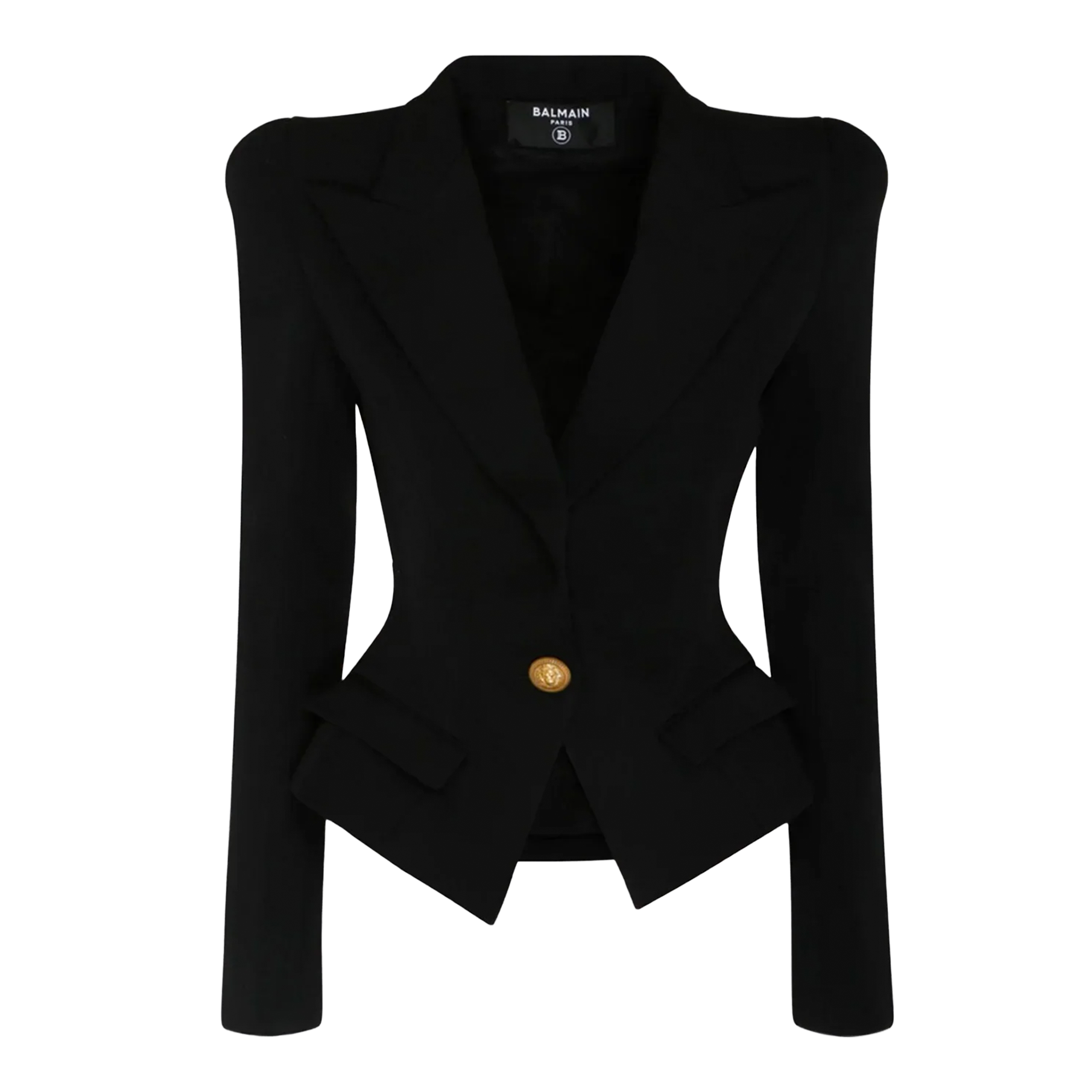 Blazer Negro Balmain 1 Btn