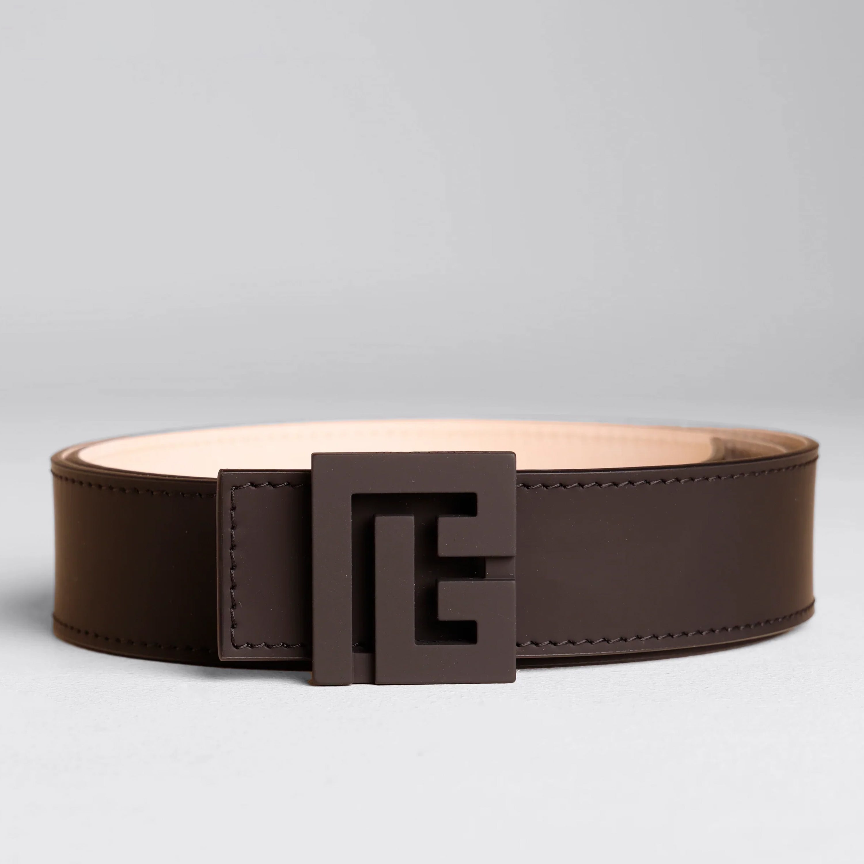 Cinturón Negro Balmain B-Belt 35 mm