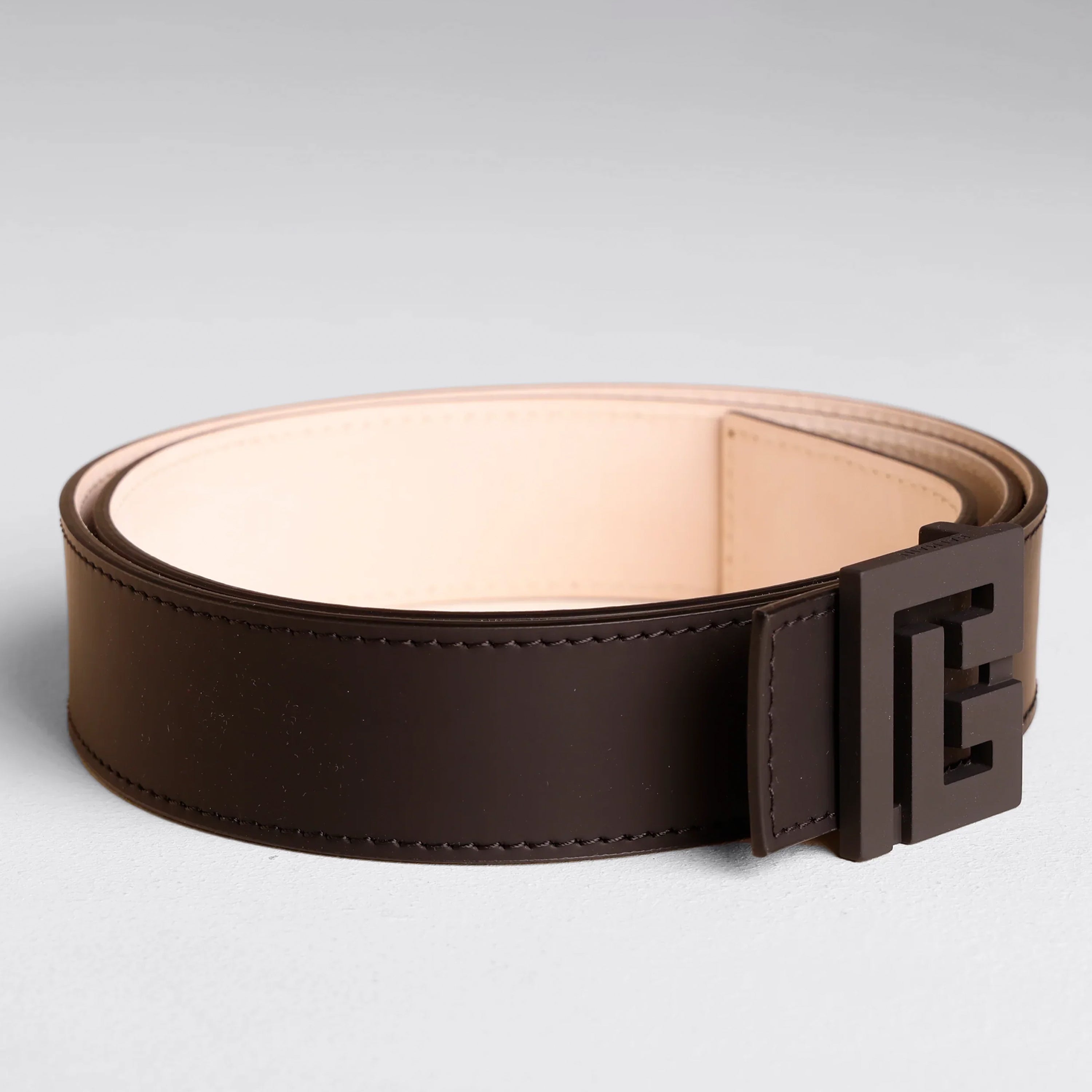 Cinturón Negro Balmain B-Belt 35 mm
