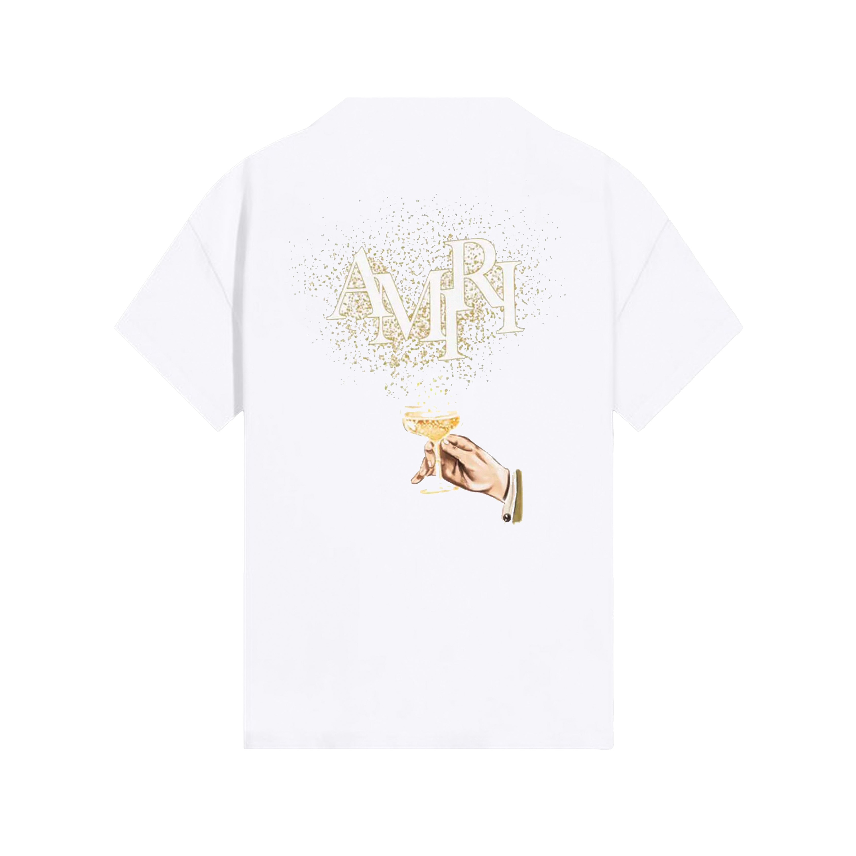Camiseta Blanca AMIRI Champagne