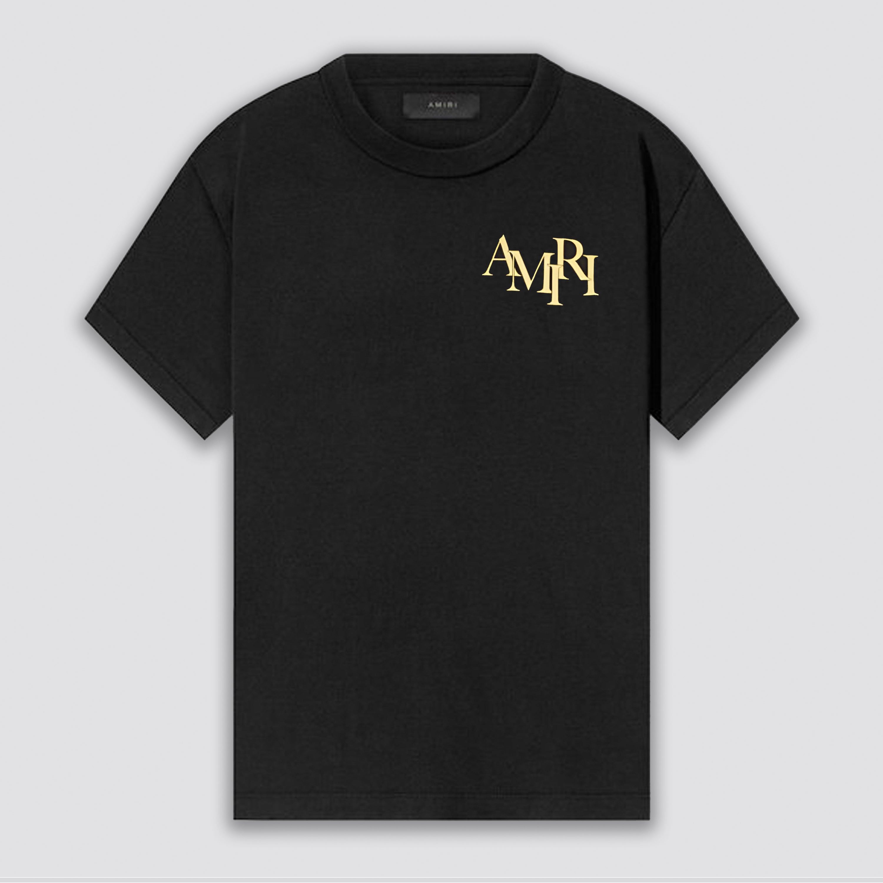 Camiseta Negra AMIRI Crystal Champagne
