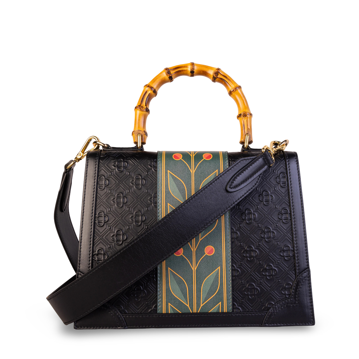 Bolso Negro Casablanca Monogram Jeanne