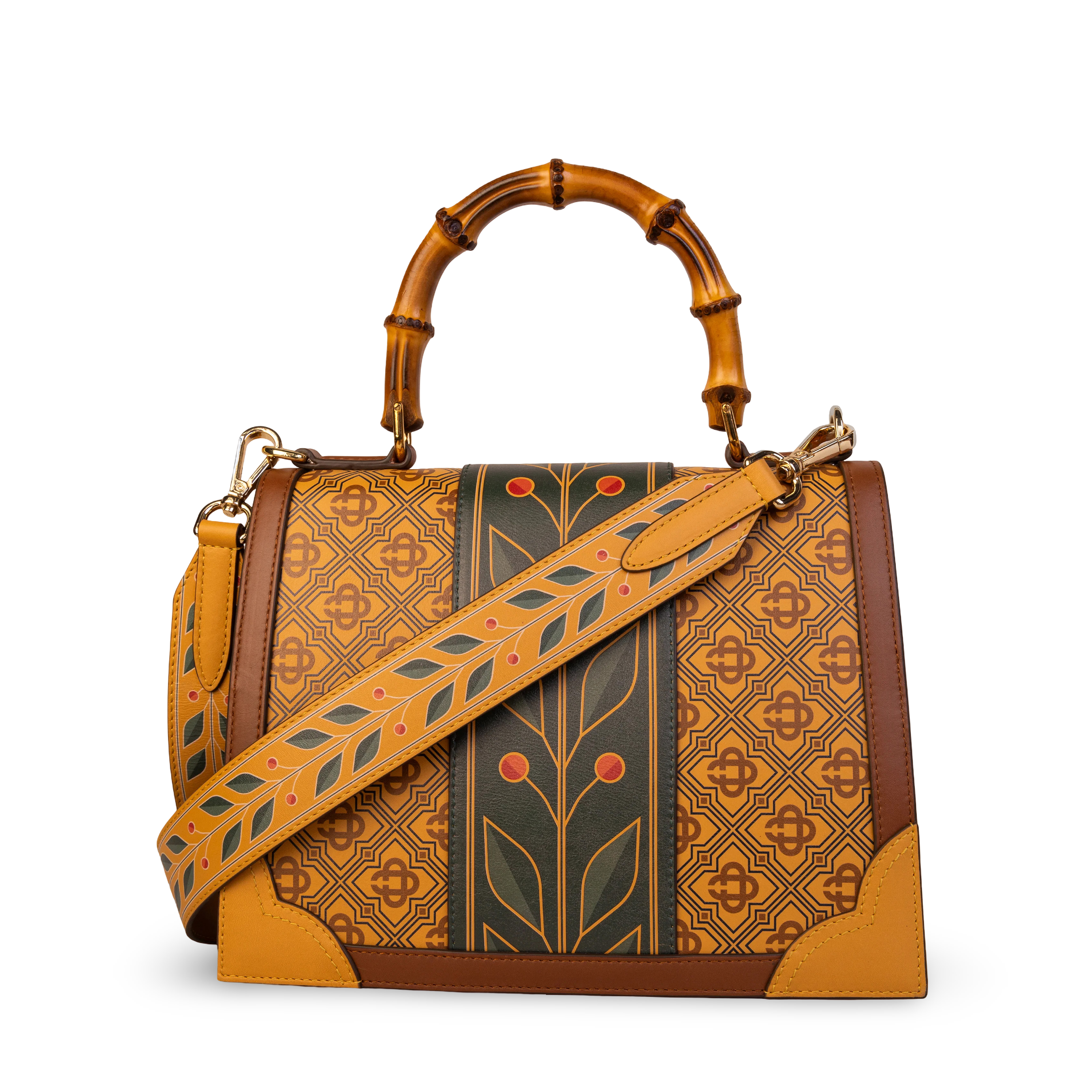 Bolso Café-Laurel Casablanca Monogram Jeanne