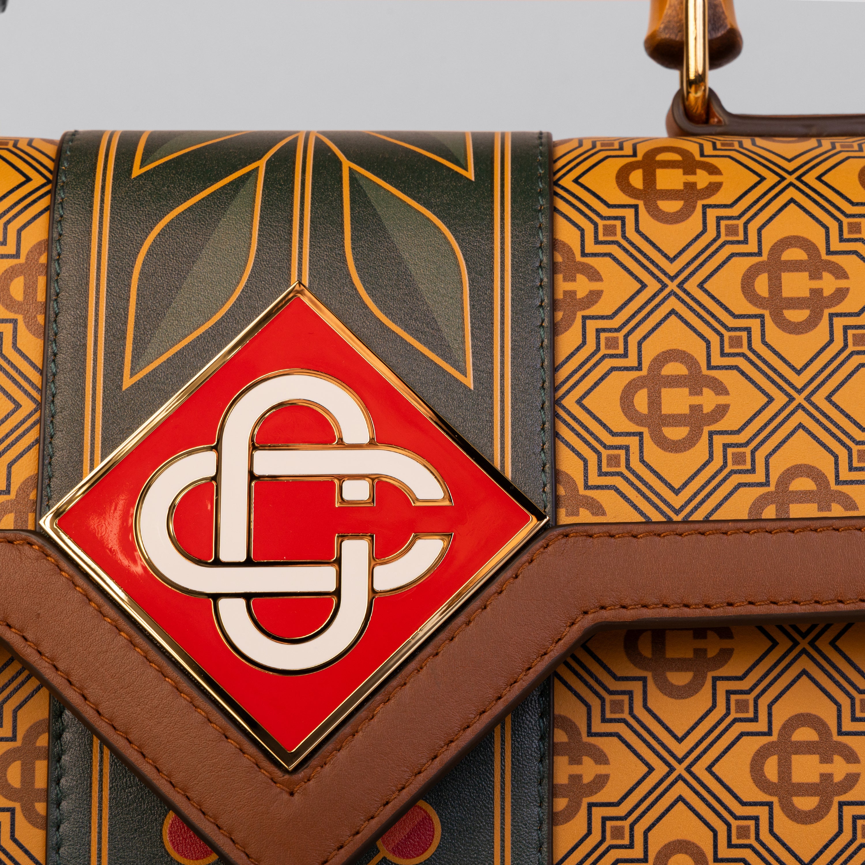 Bolso Café-Laurel Casablanca Monogram Jeanne