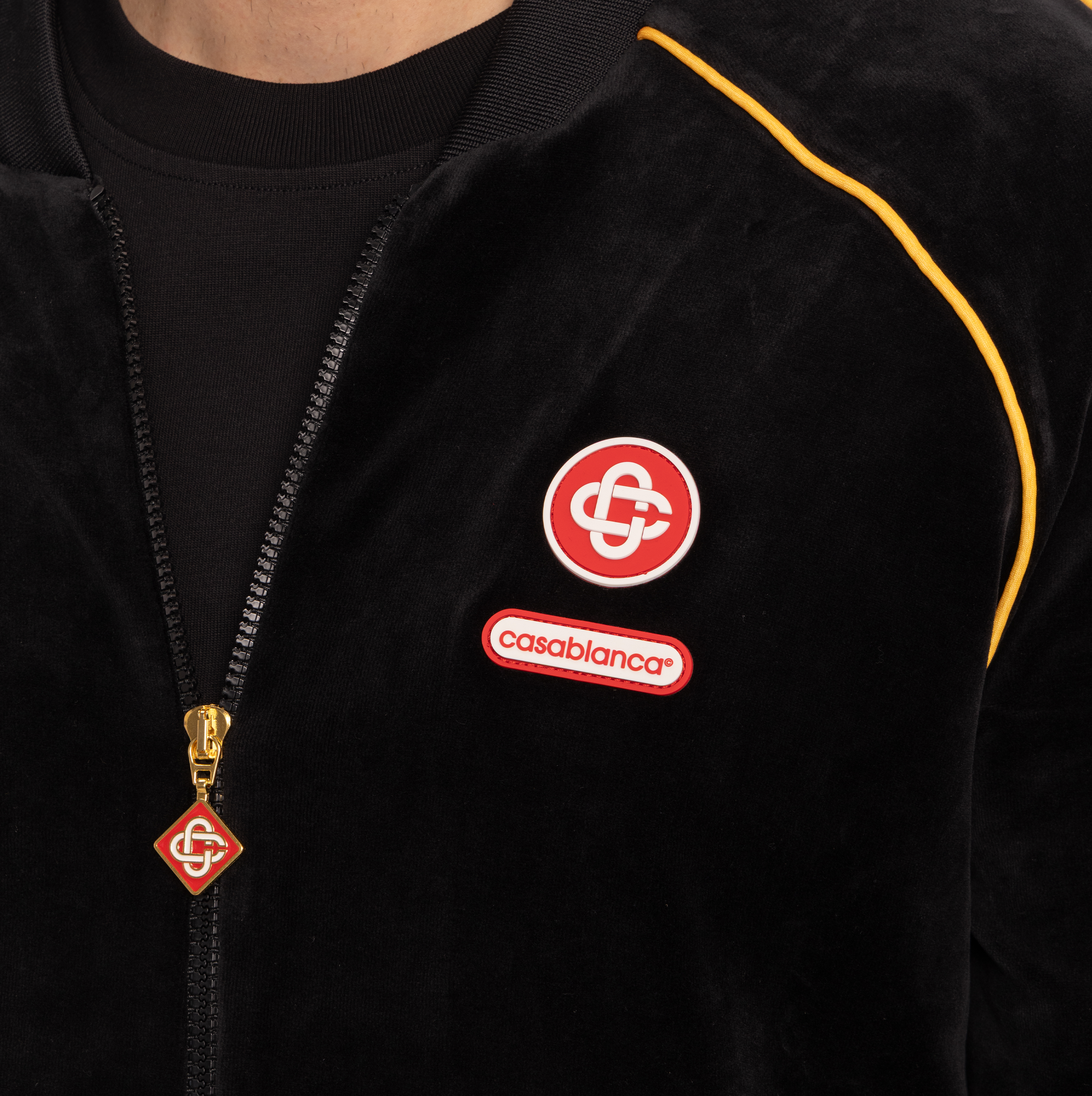 Chaqueta Negra Casablanca Velour