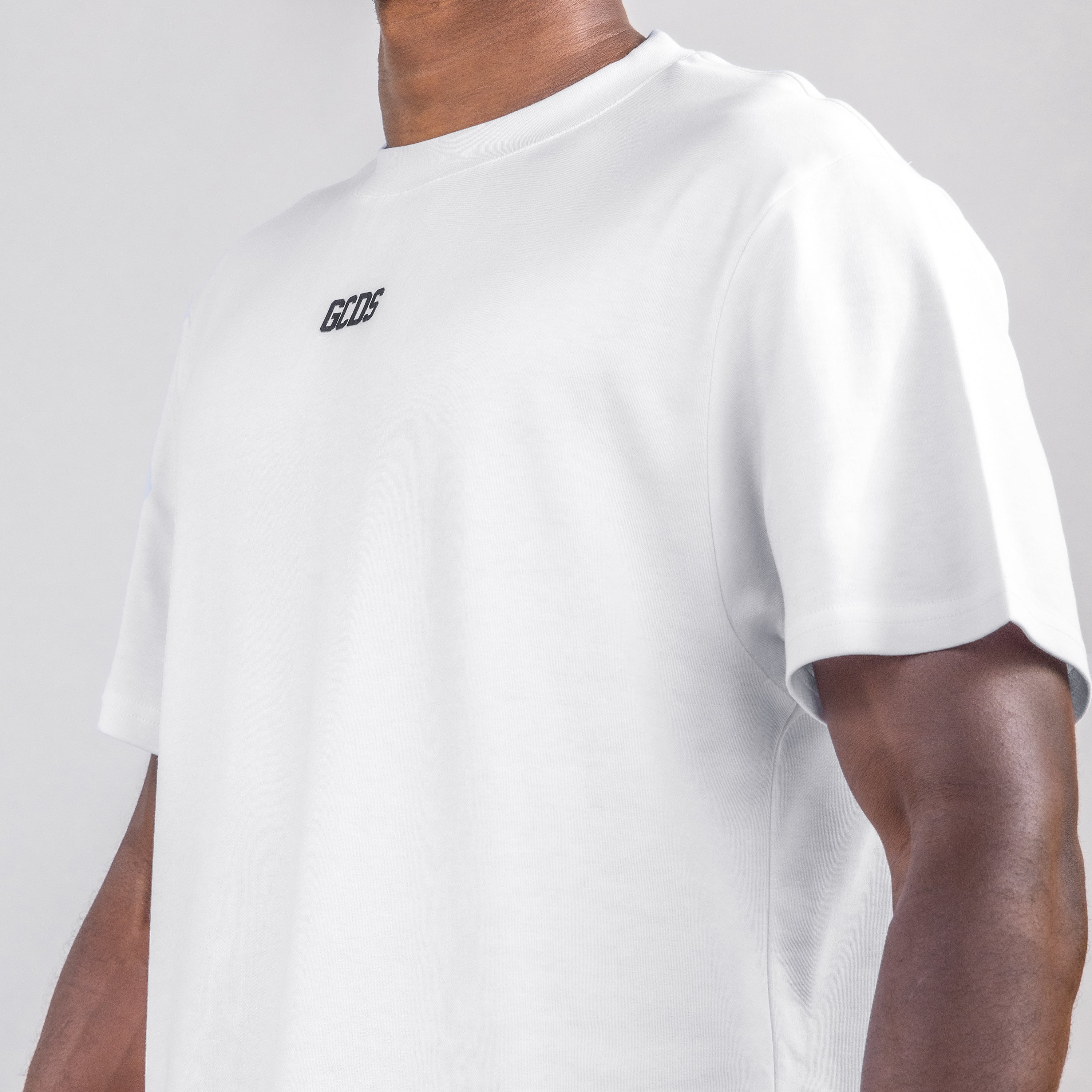 Camiseta Blanca GCDS Basic Logo
