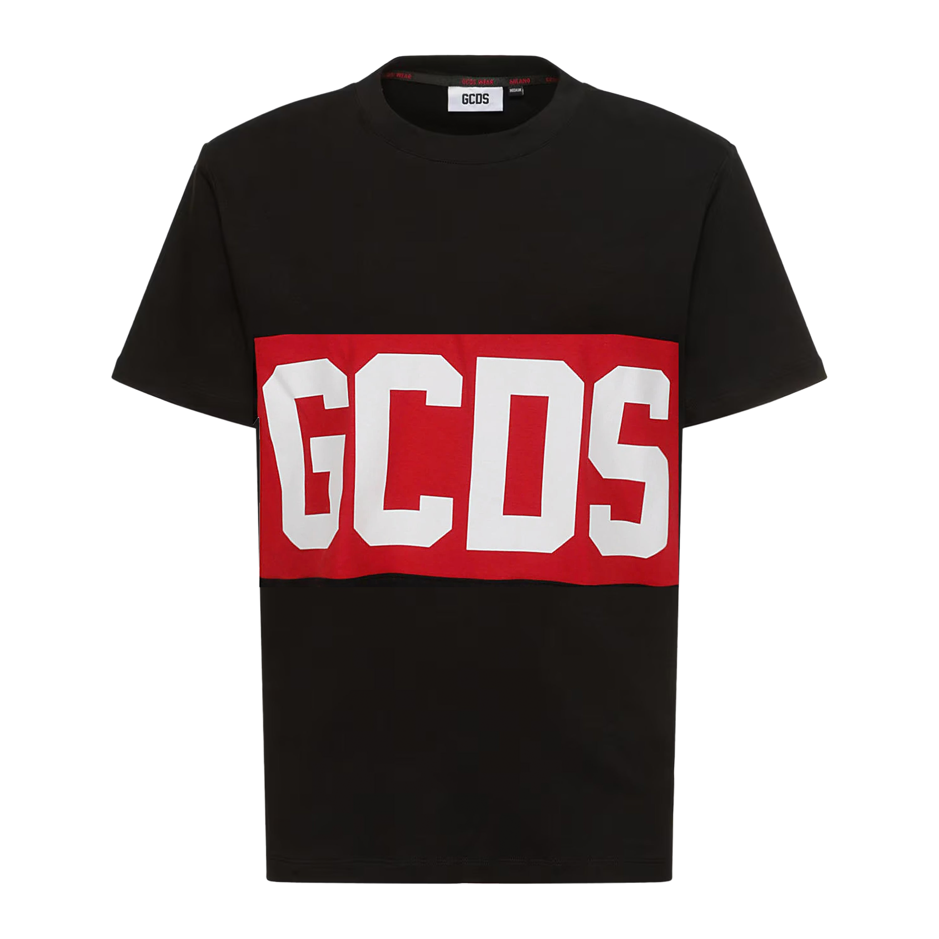 Camiseta Negra GCDS Logo Band