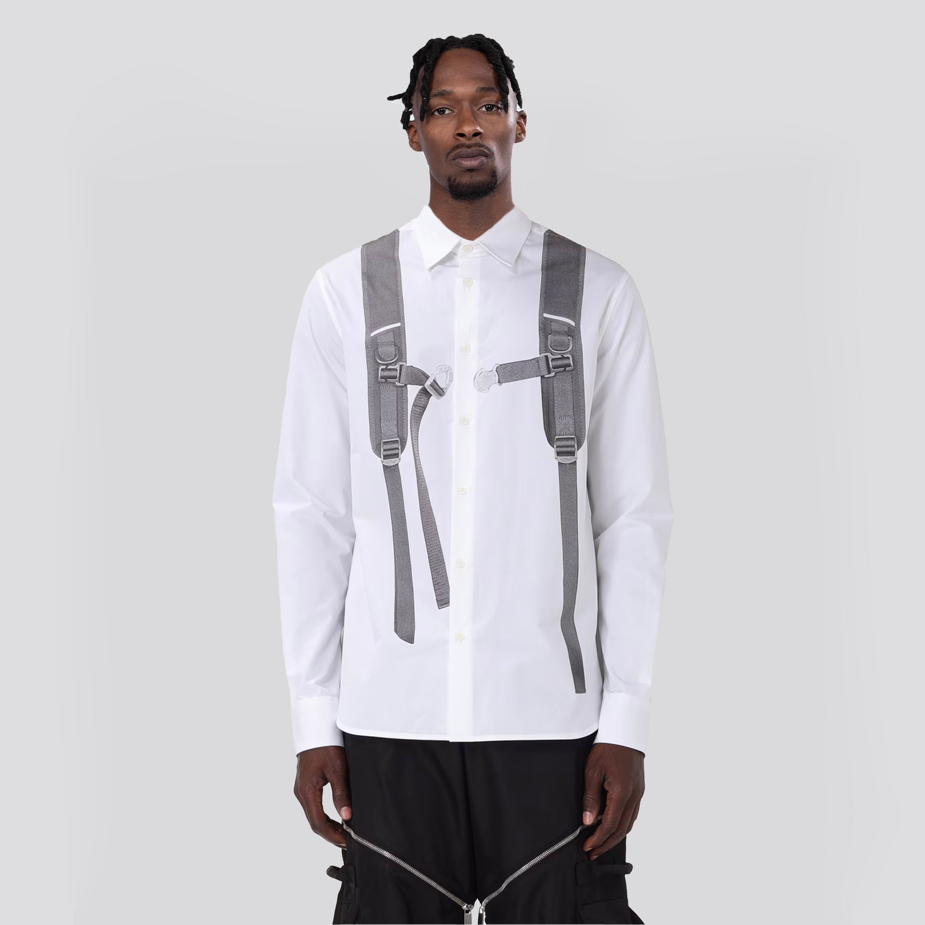 Camisa Blanca Off-White Backpack Skate