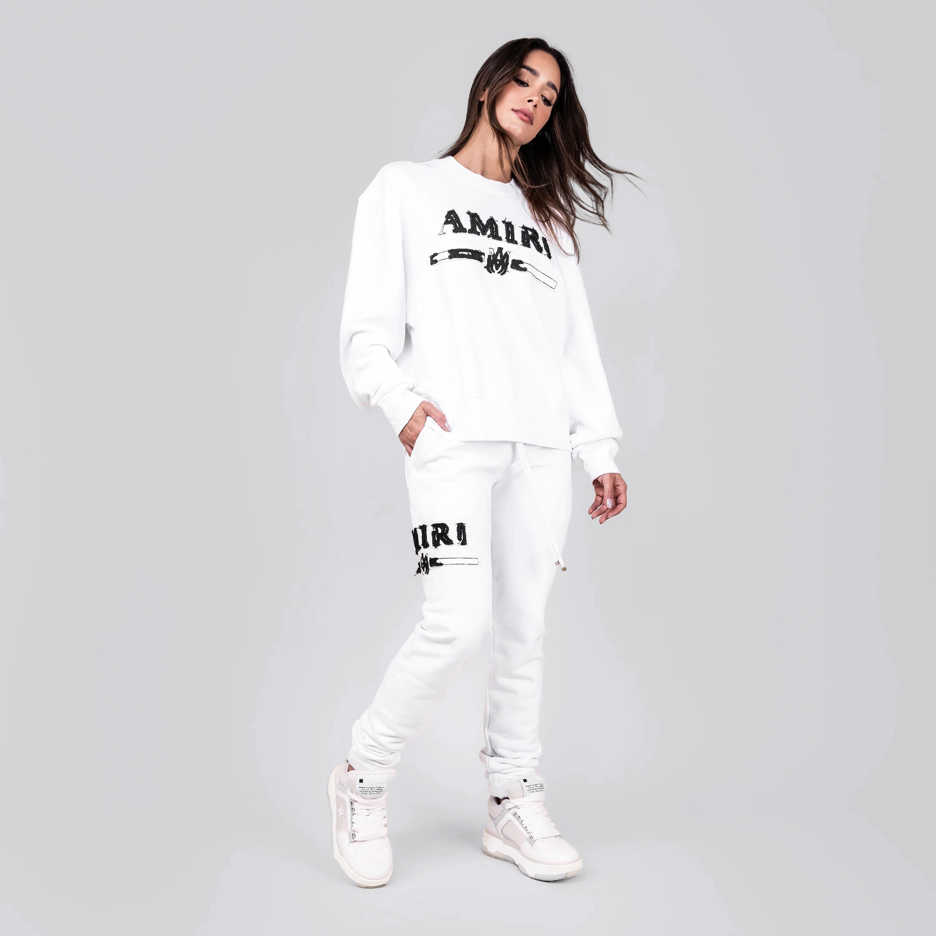 Buzo Blanco AMIRI Side Logo