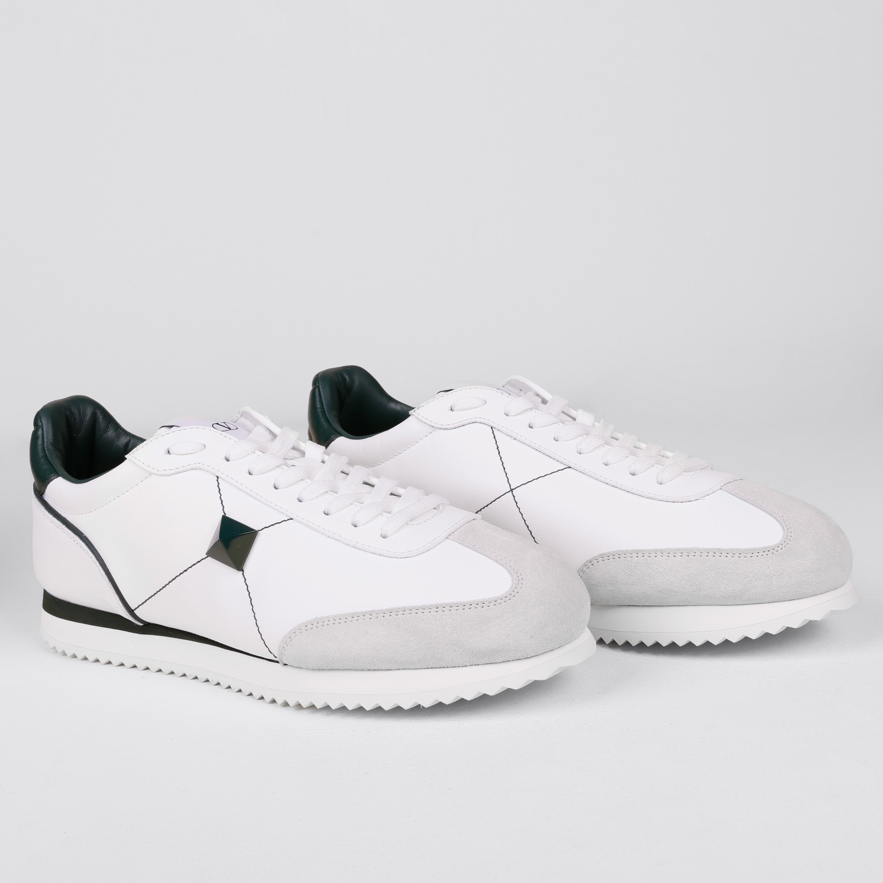 Sneakers Blanco/Verde Valentino Retro