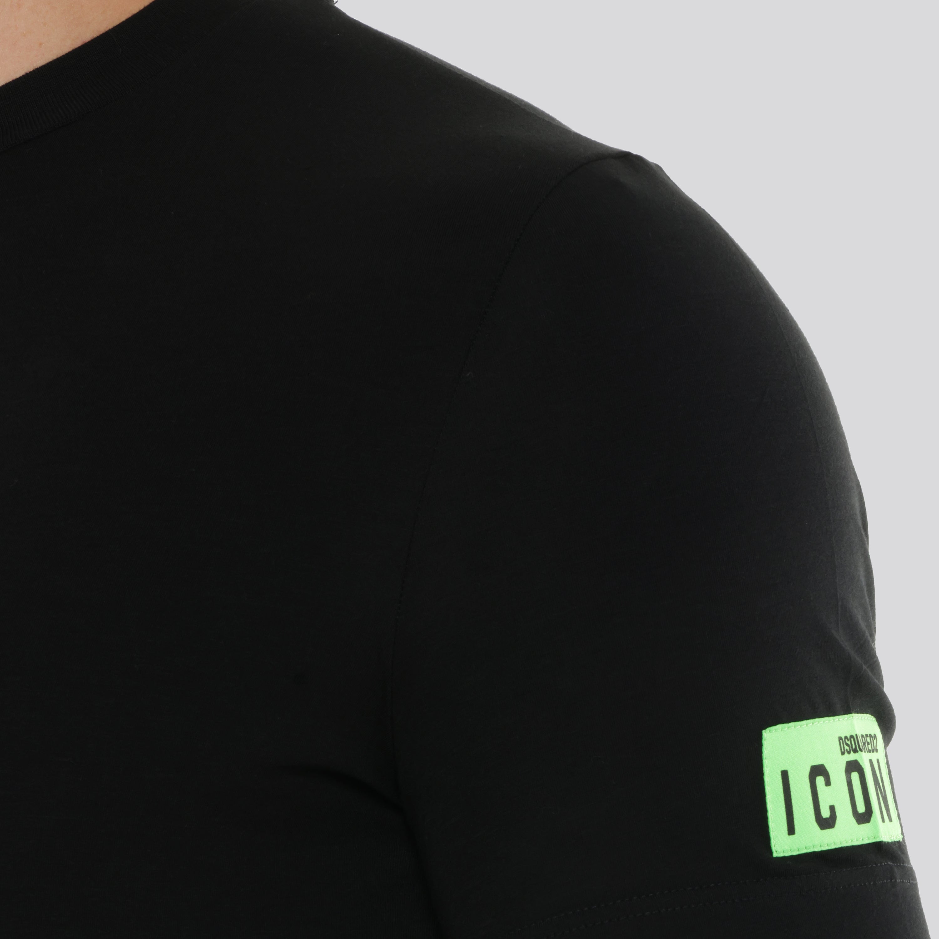 Camiseta Negra Dsquared2 Icon Side