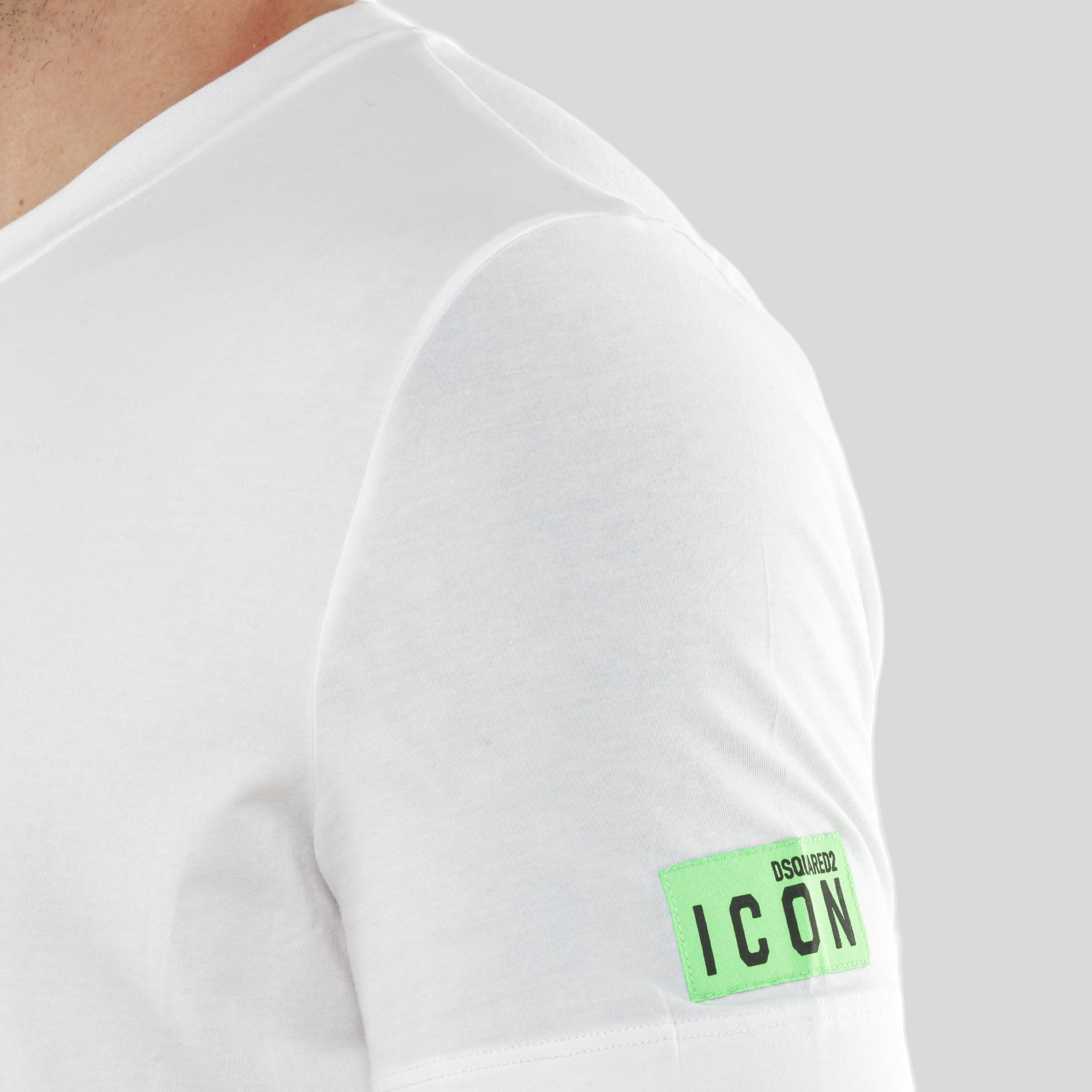Camiseta Blanca Dsquared2 Icon Side