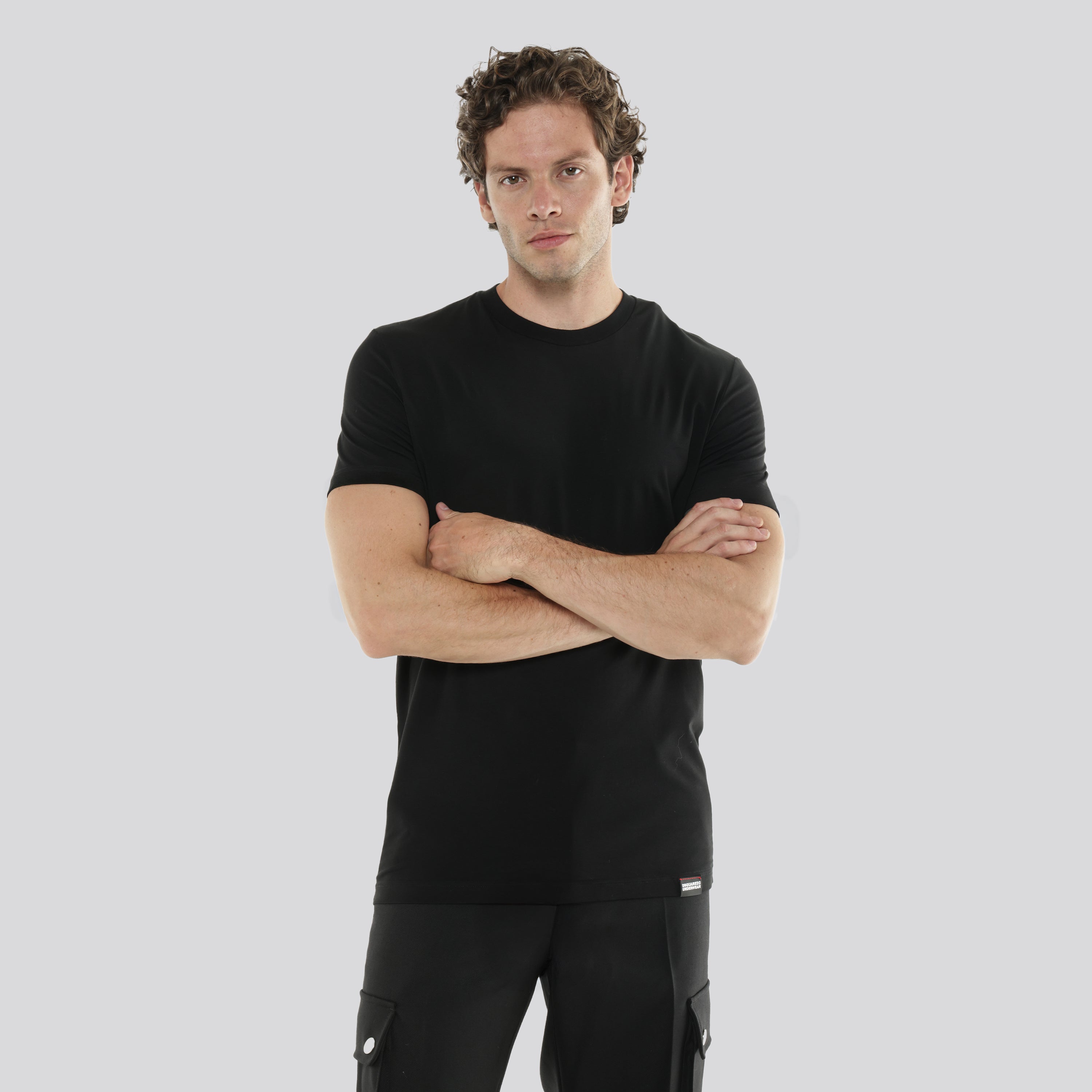 Camiseta Negra Dsquared2 Icon Back