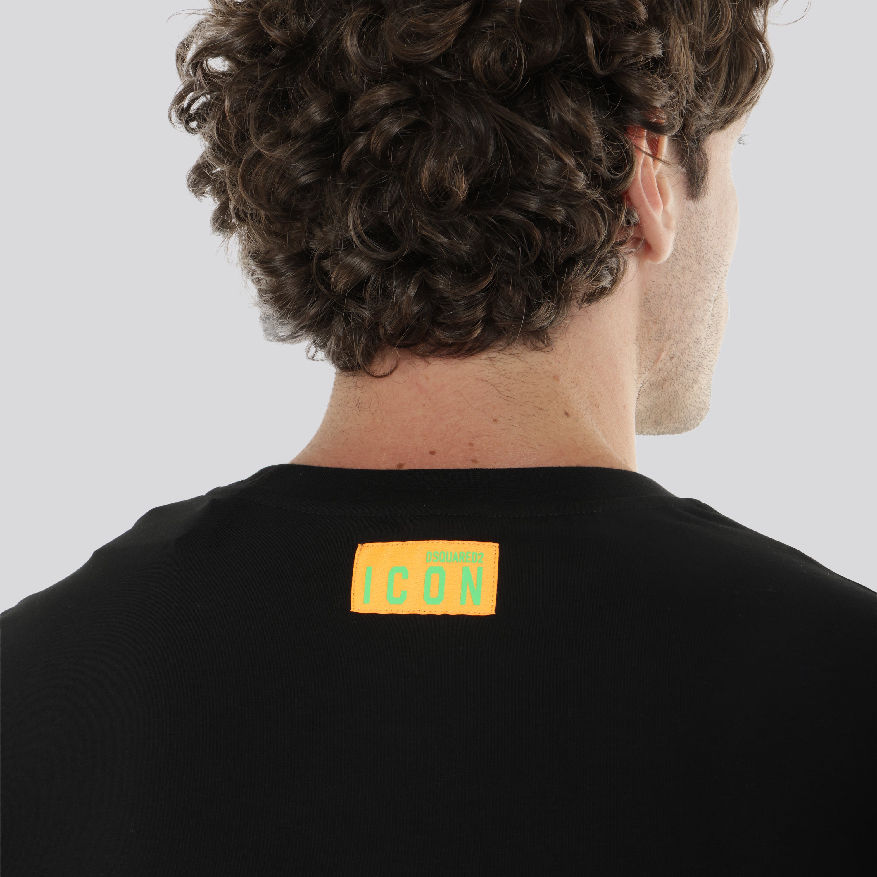 Camiseta Negra Dsquared2 Icon Back
