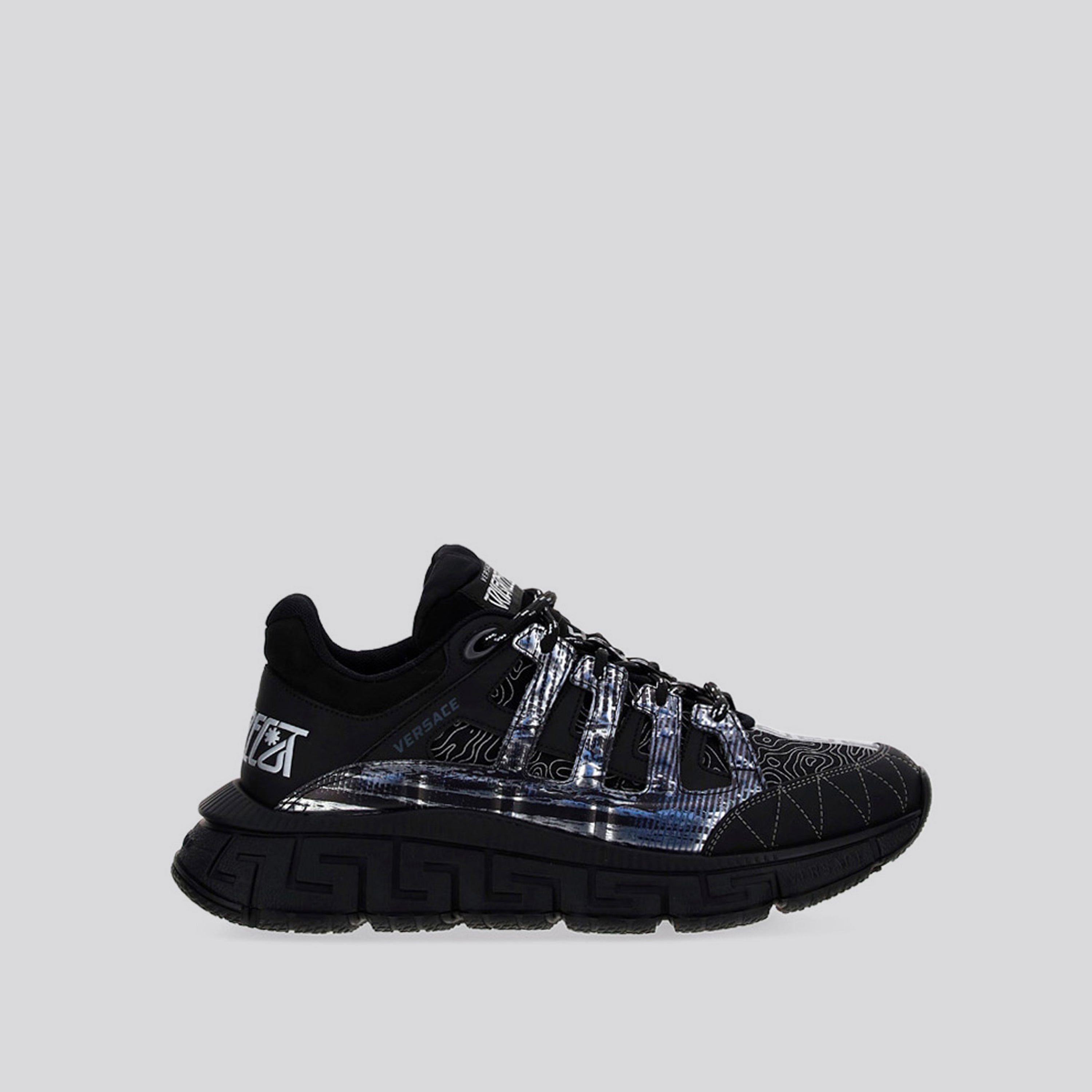 Sneakers Negros Gianni Versace Gv Trigreca