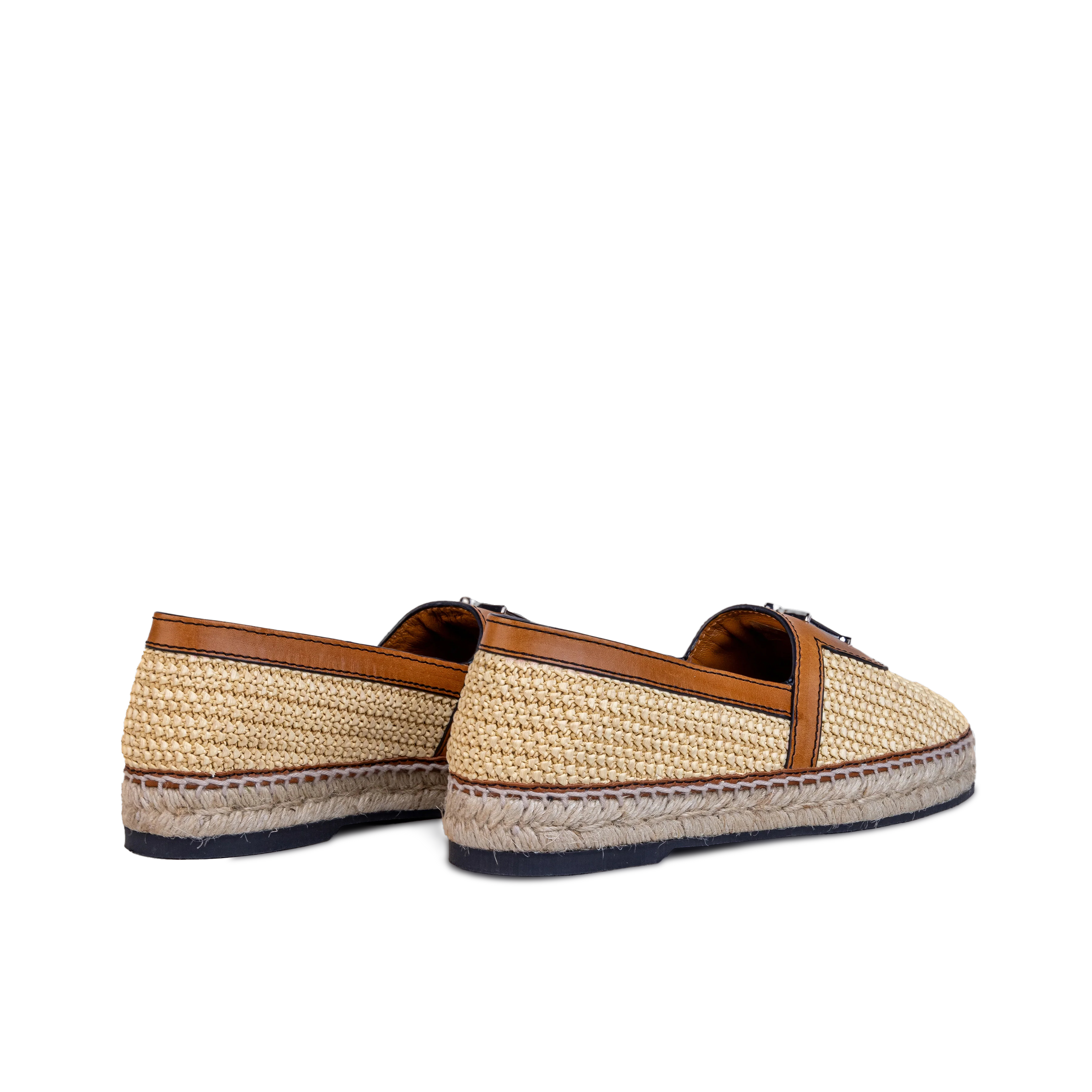 Espadrilles Beige Dsquared2 Placa Plateada