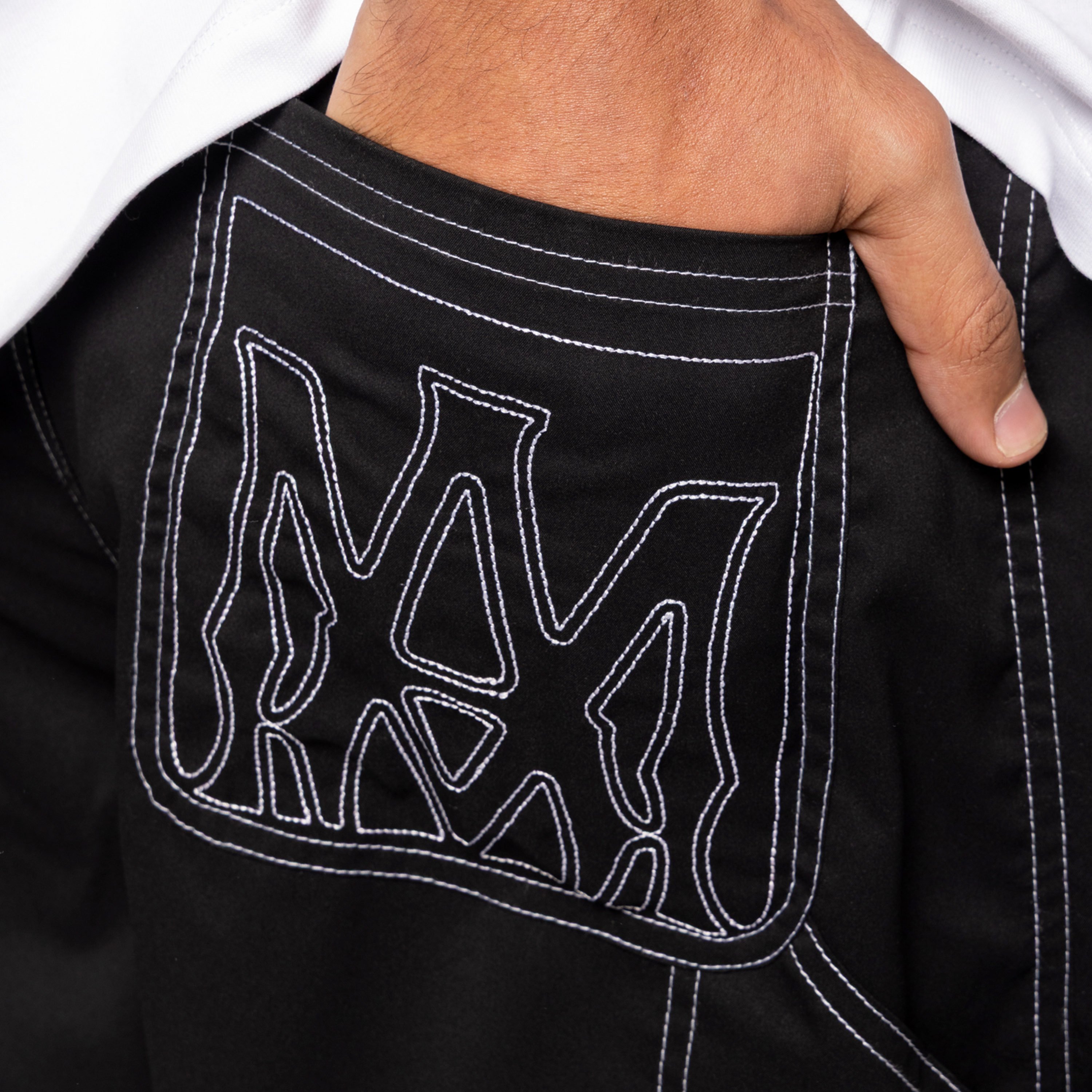 Pantaloneta Negra AMIRI MA Carpenter