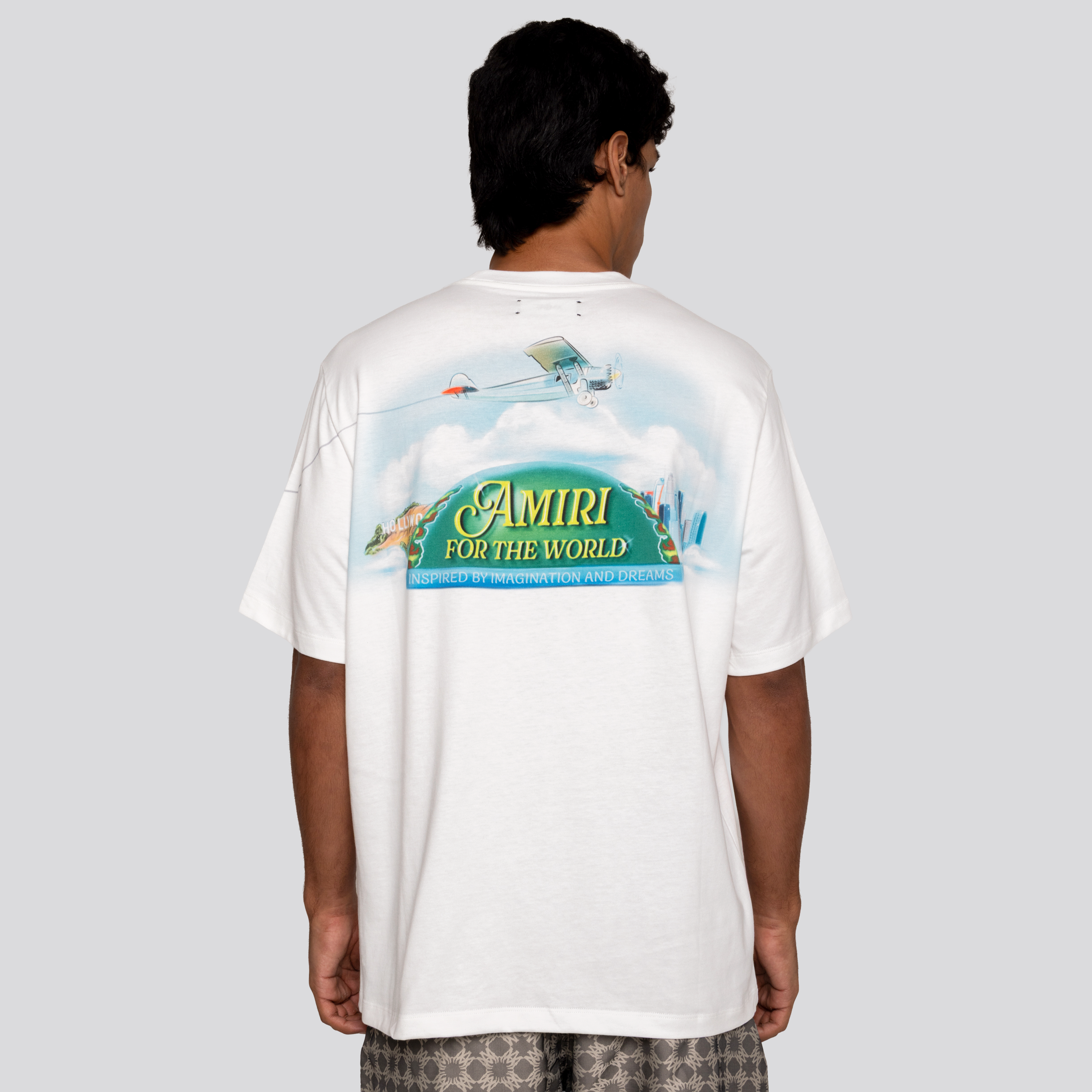 Camiseta Blanca AMIRI For The World