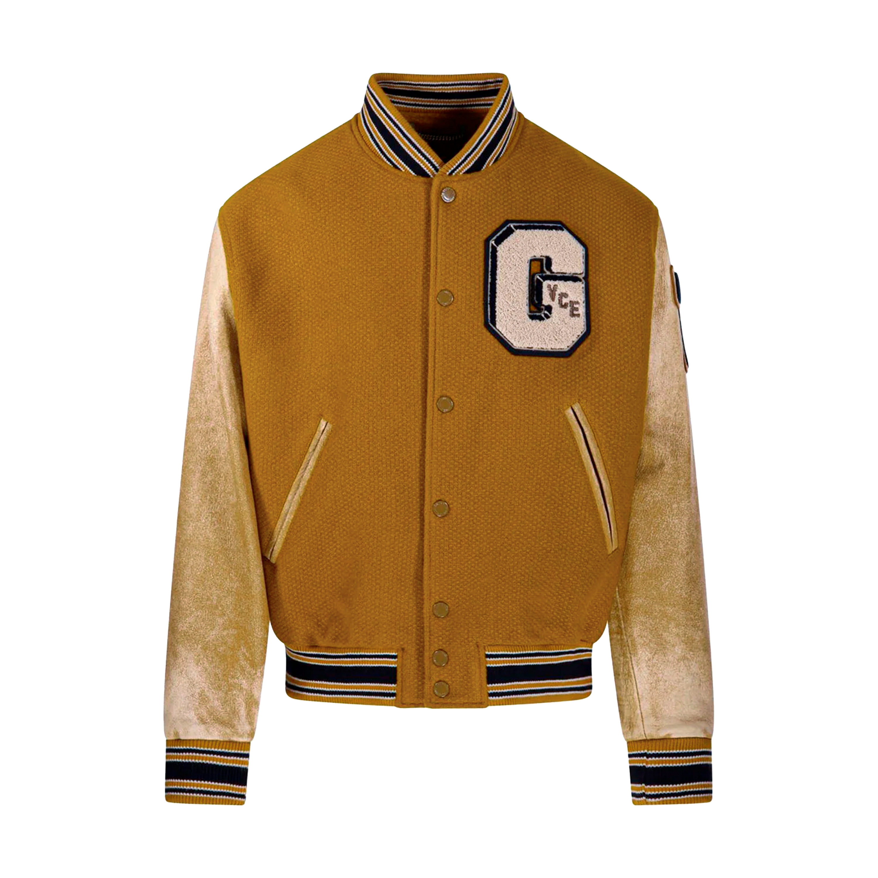Chaqueta Camel Golden Goose Patches