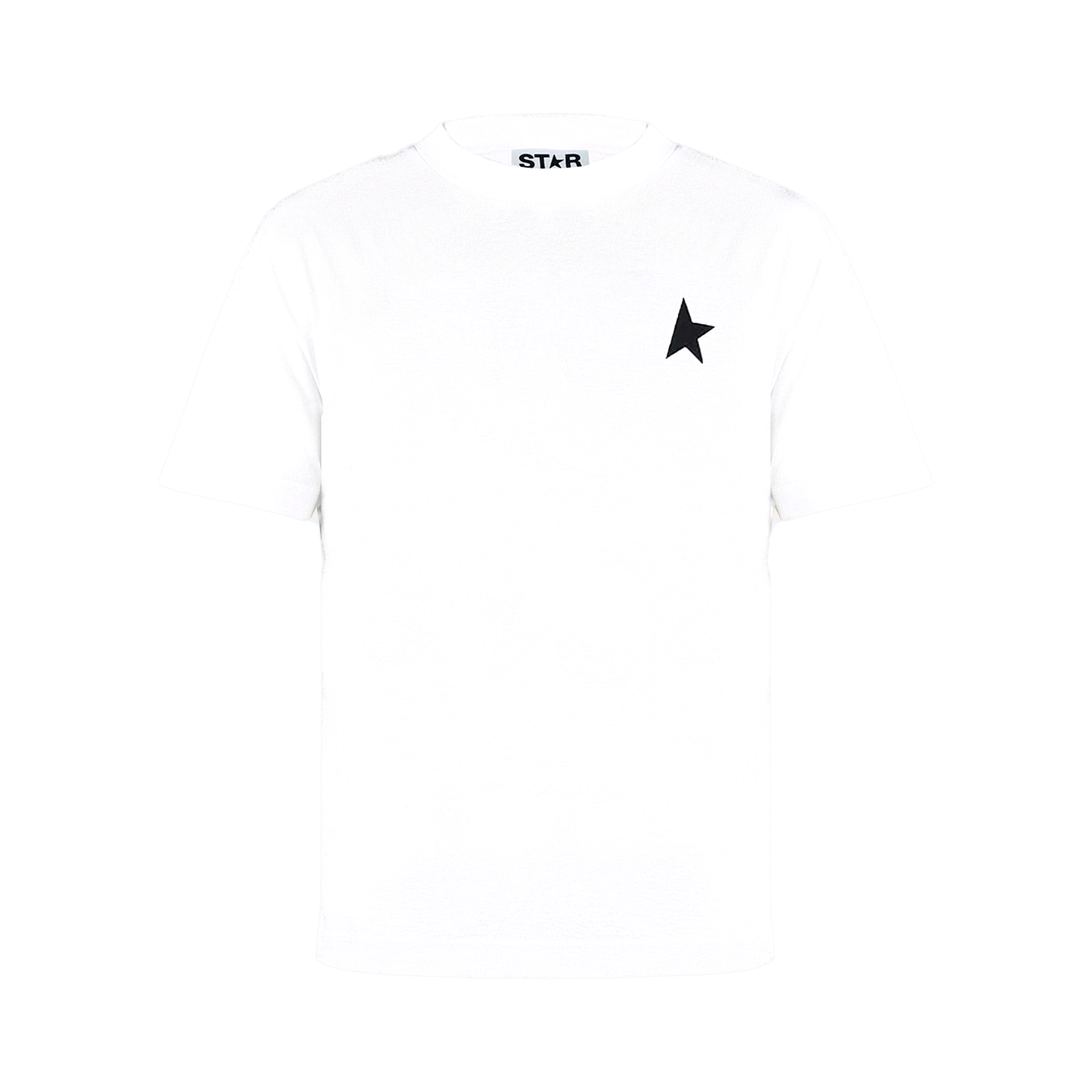 Camiseta Blanca Golden Goose Star M'S