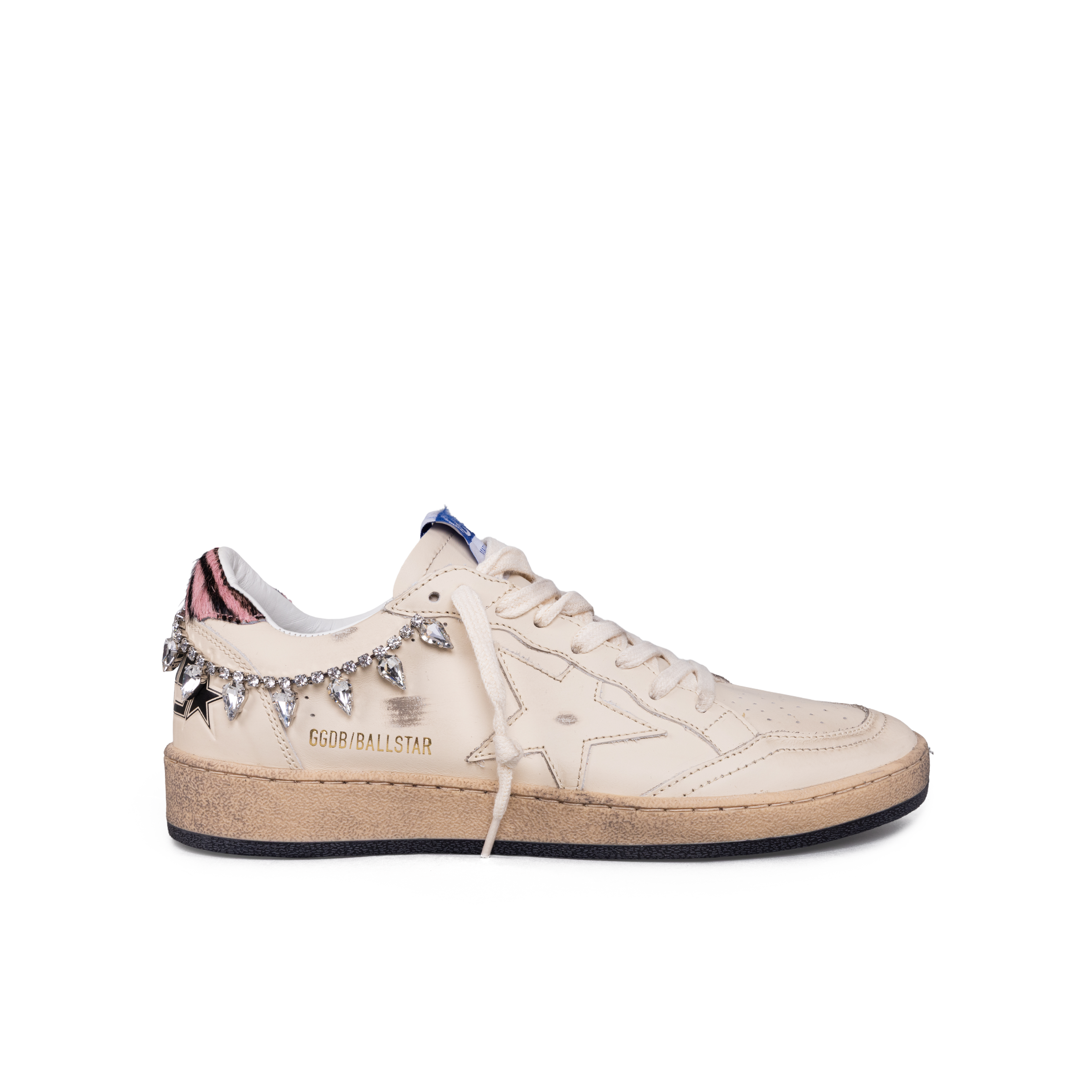 Sneakers Blancos Golden Goose Ballstar Zebra Horsy