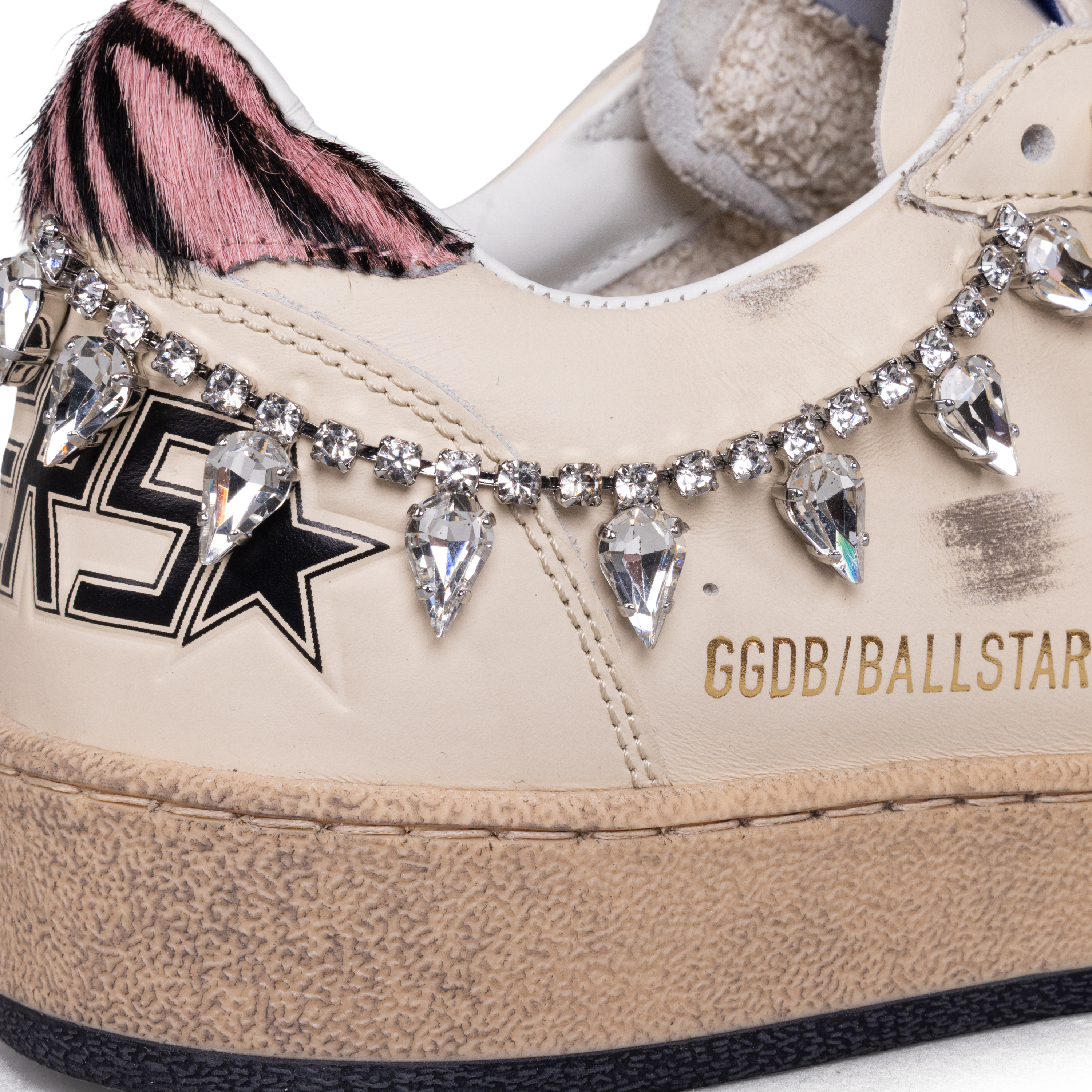 Sneakers Blancos Golden Goose Ballstar Zebra Horsy