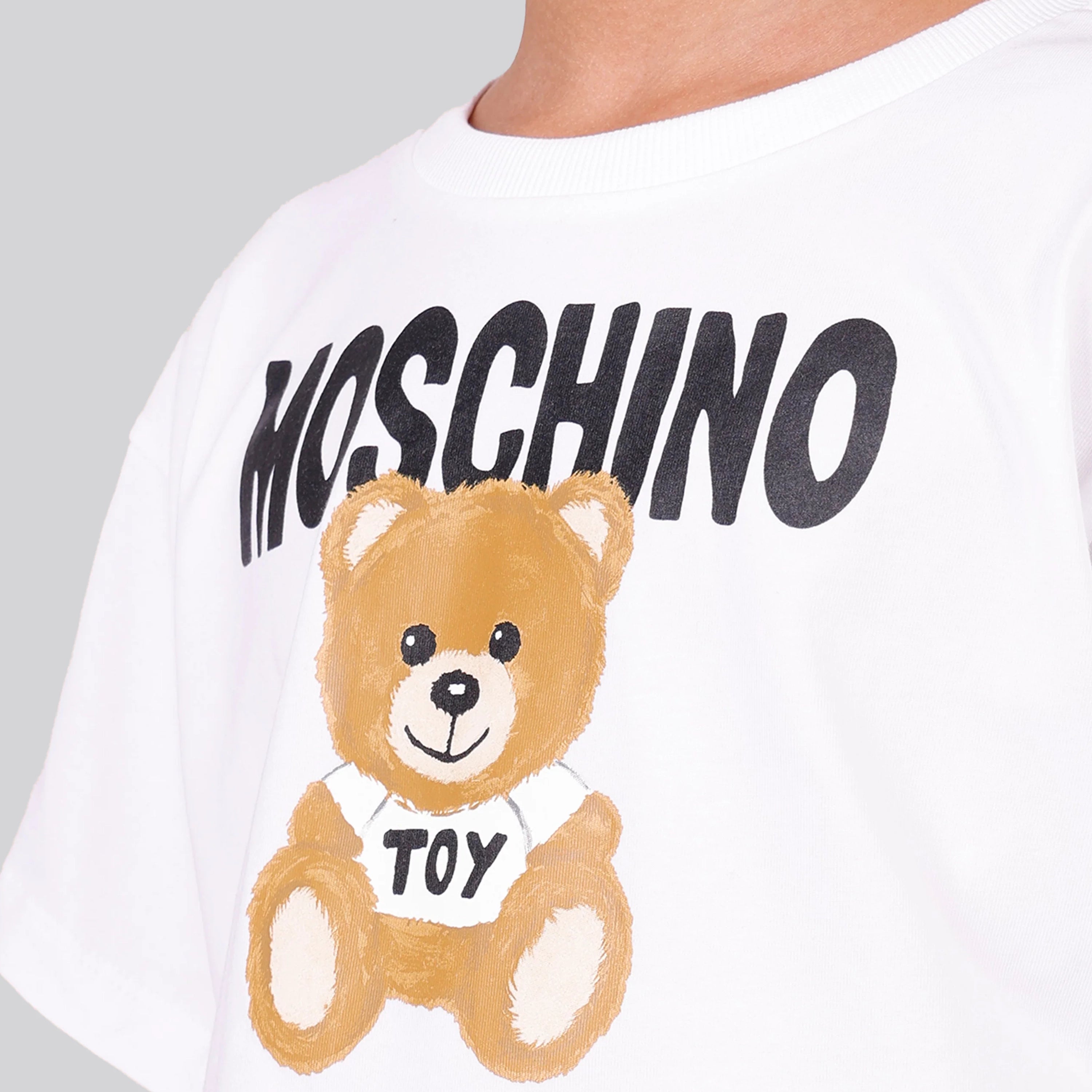 Set Blanco Rojo Moschino Kids Teddy