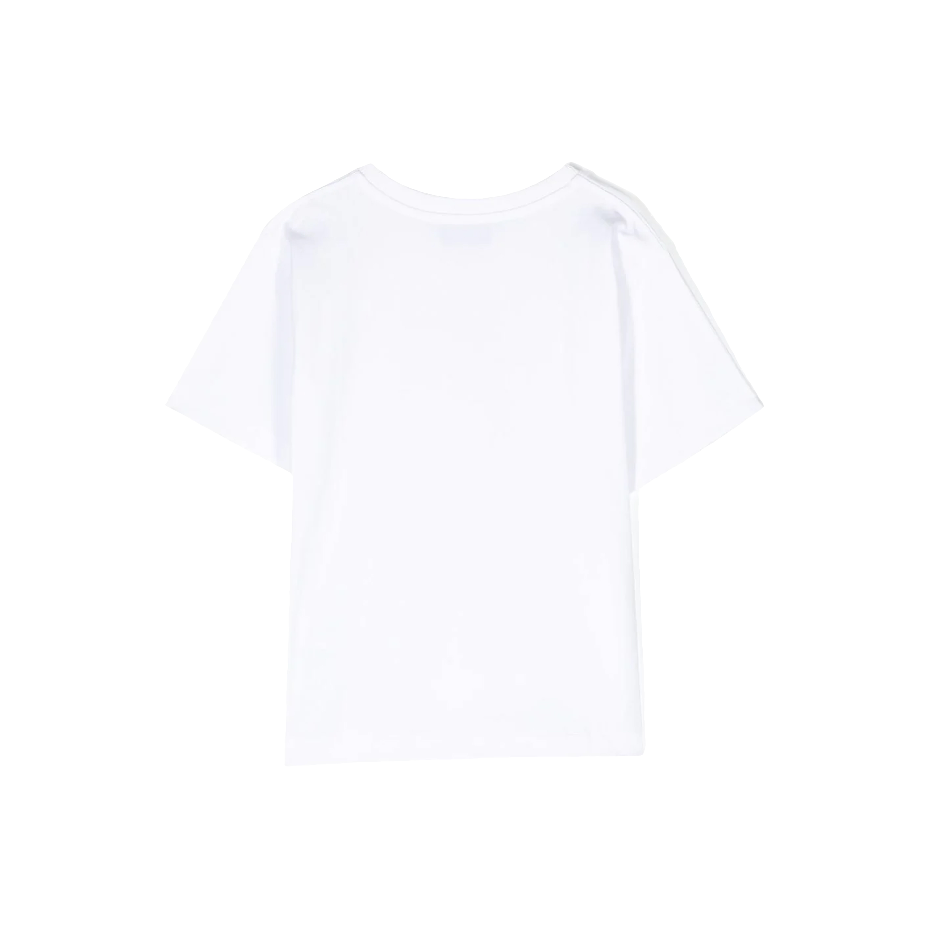 Camiseta Blanca Moschino Kids Emdroidered