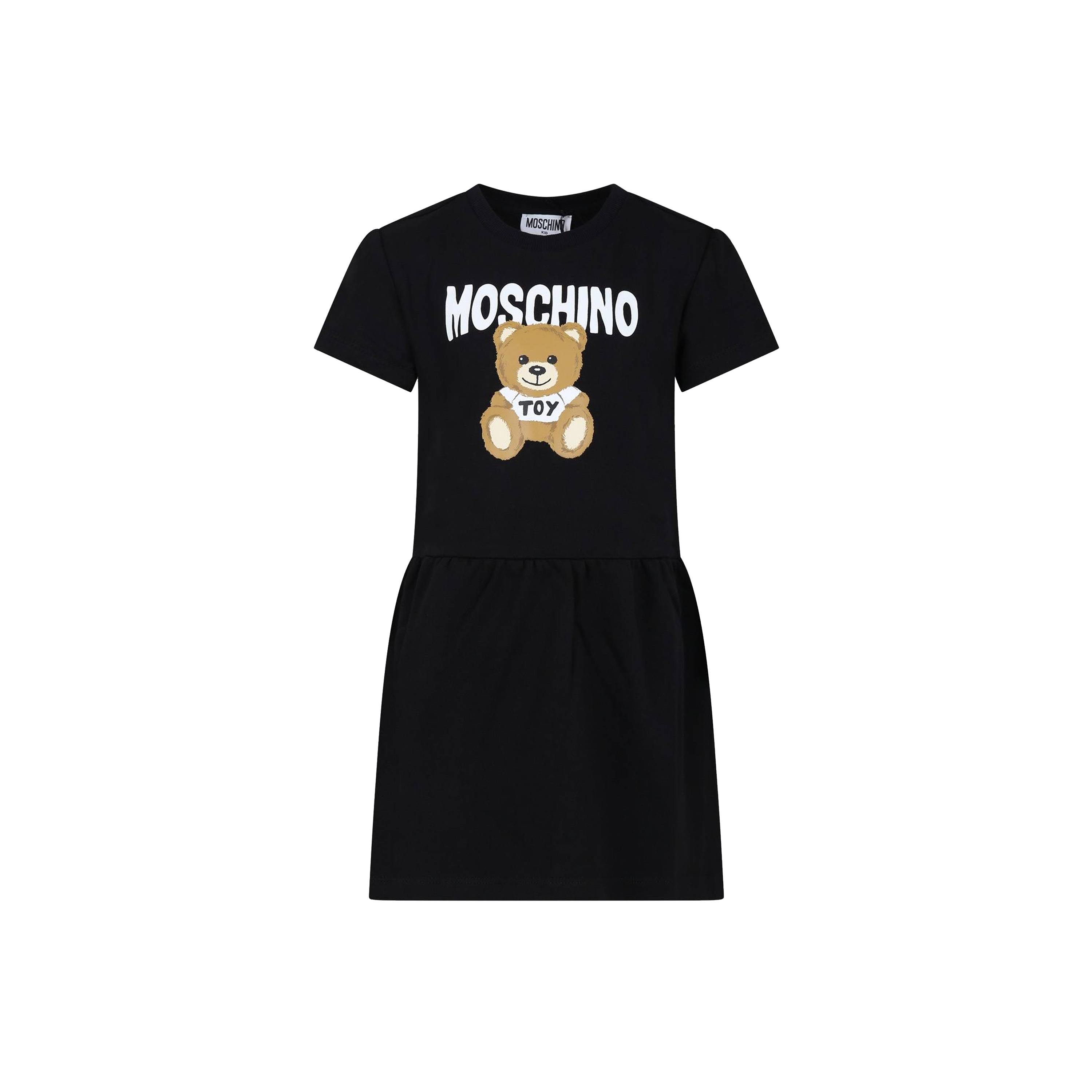 Vestido Negro Moschino Kids Teddy