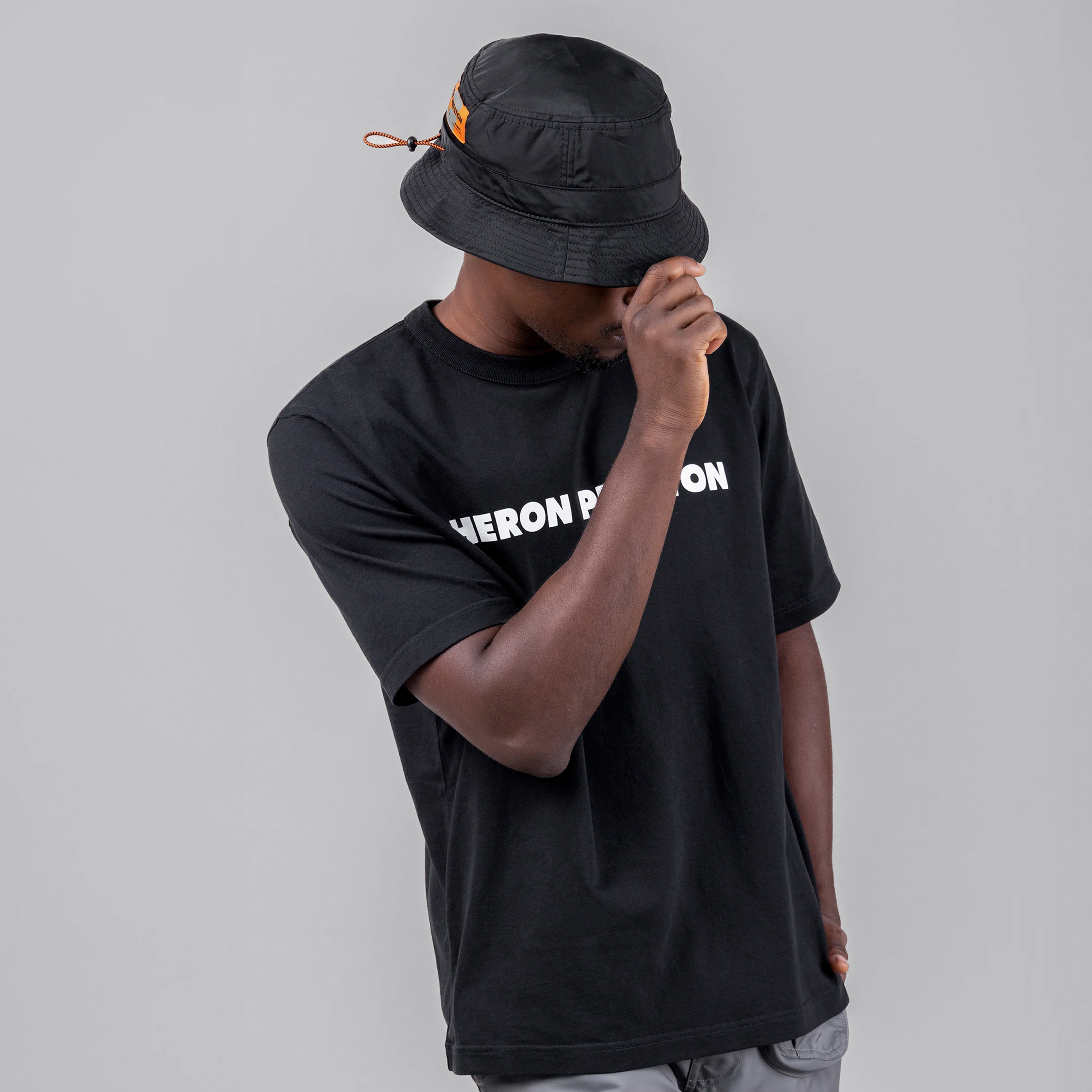 Gorro Negro Heron Preston Nylon