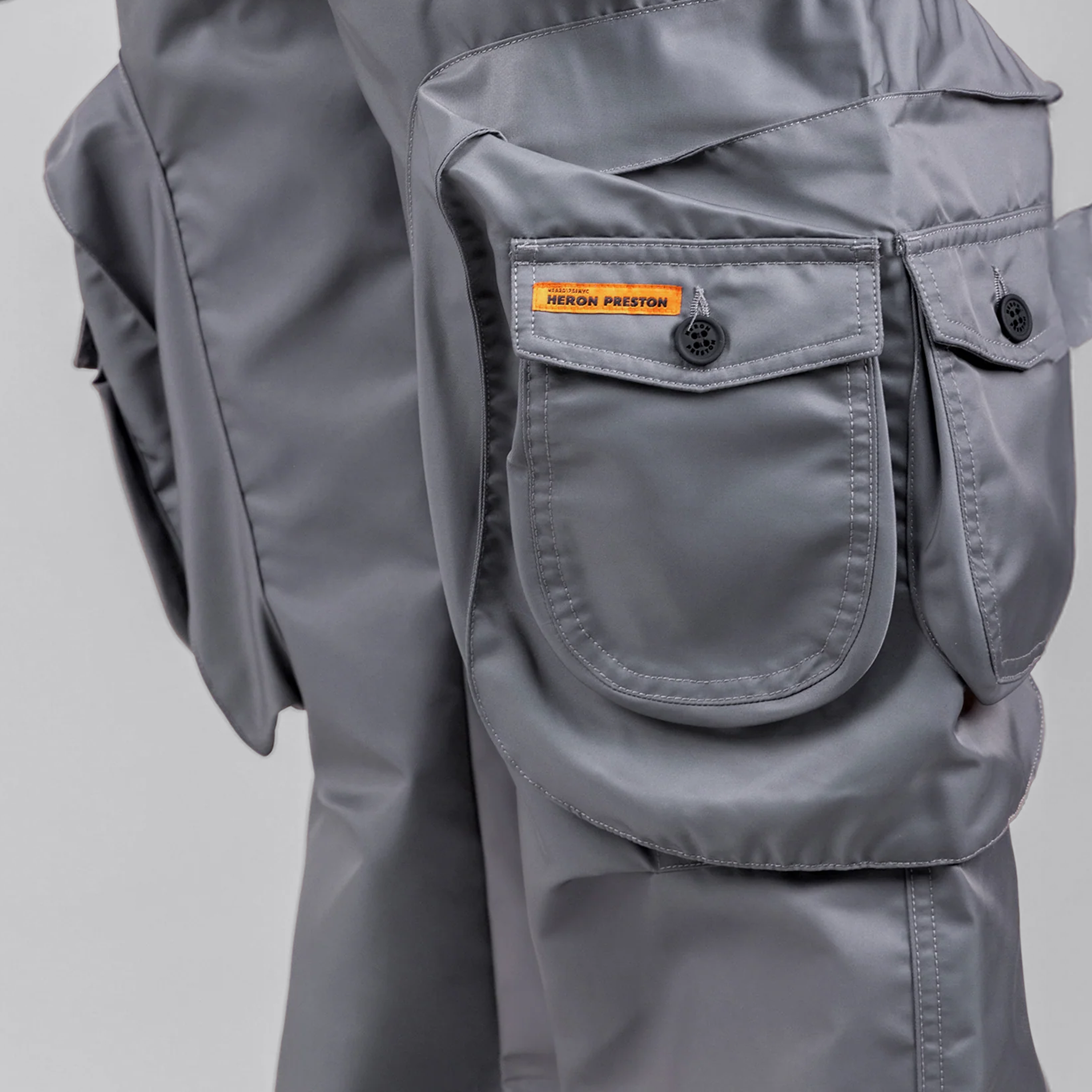 Pantalón Cargo Gris Heron Preston Ex-Ray