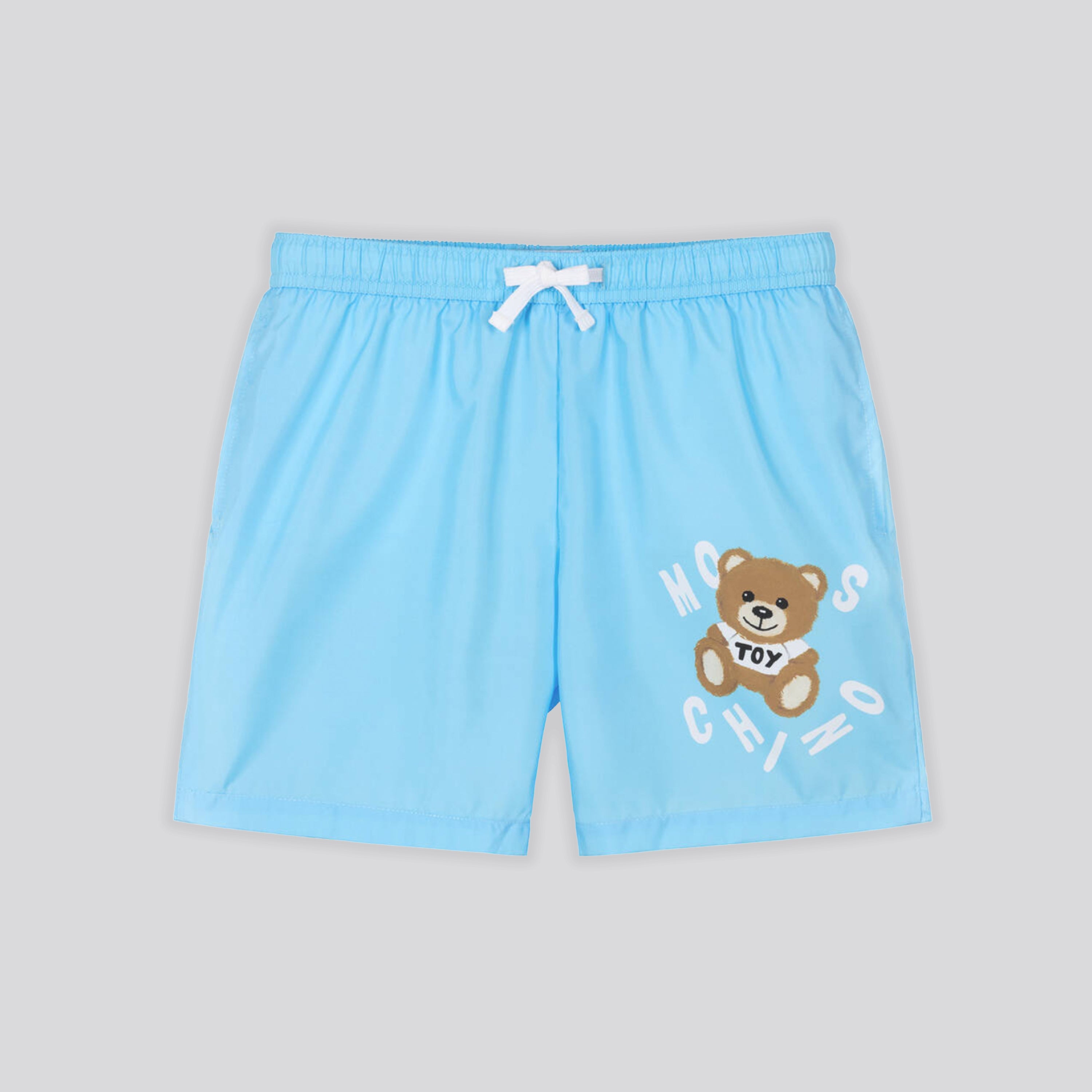 Pantaloneta de Baño Azul claro Moschino Kids Teddy Bear