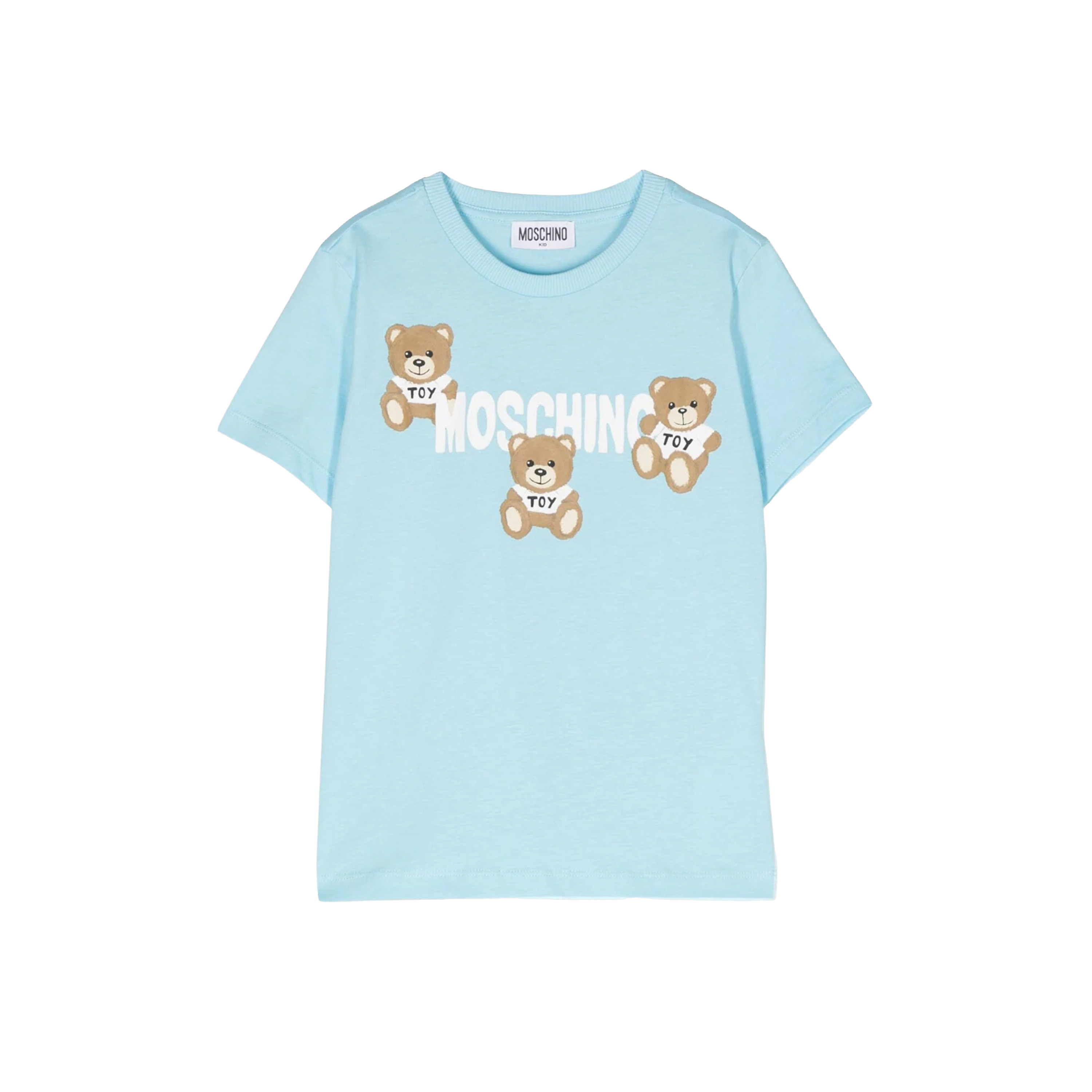 Camiseta Azul Claro Moschino Kids Teddys