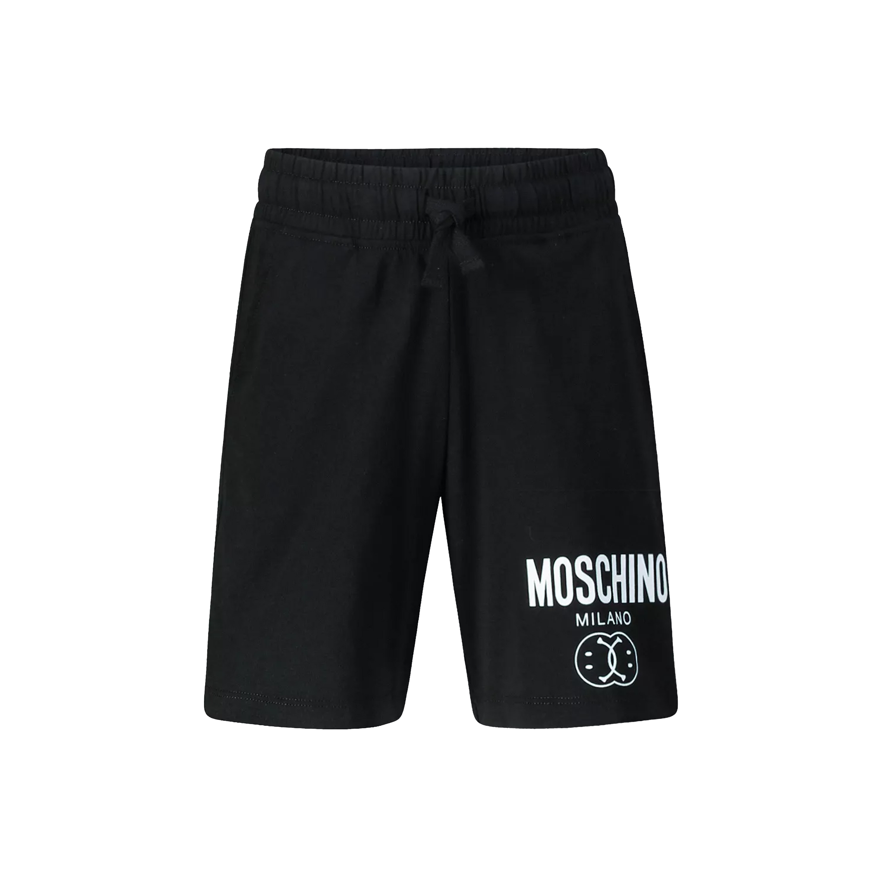 Short Negro Moschino Kids Logo