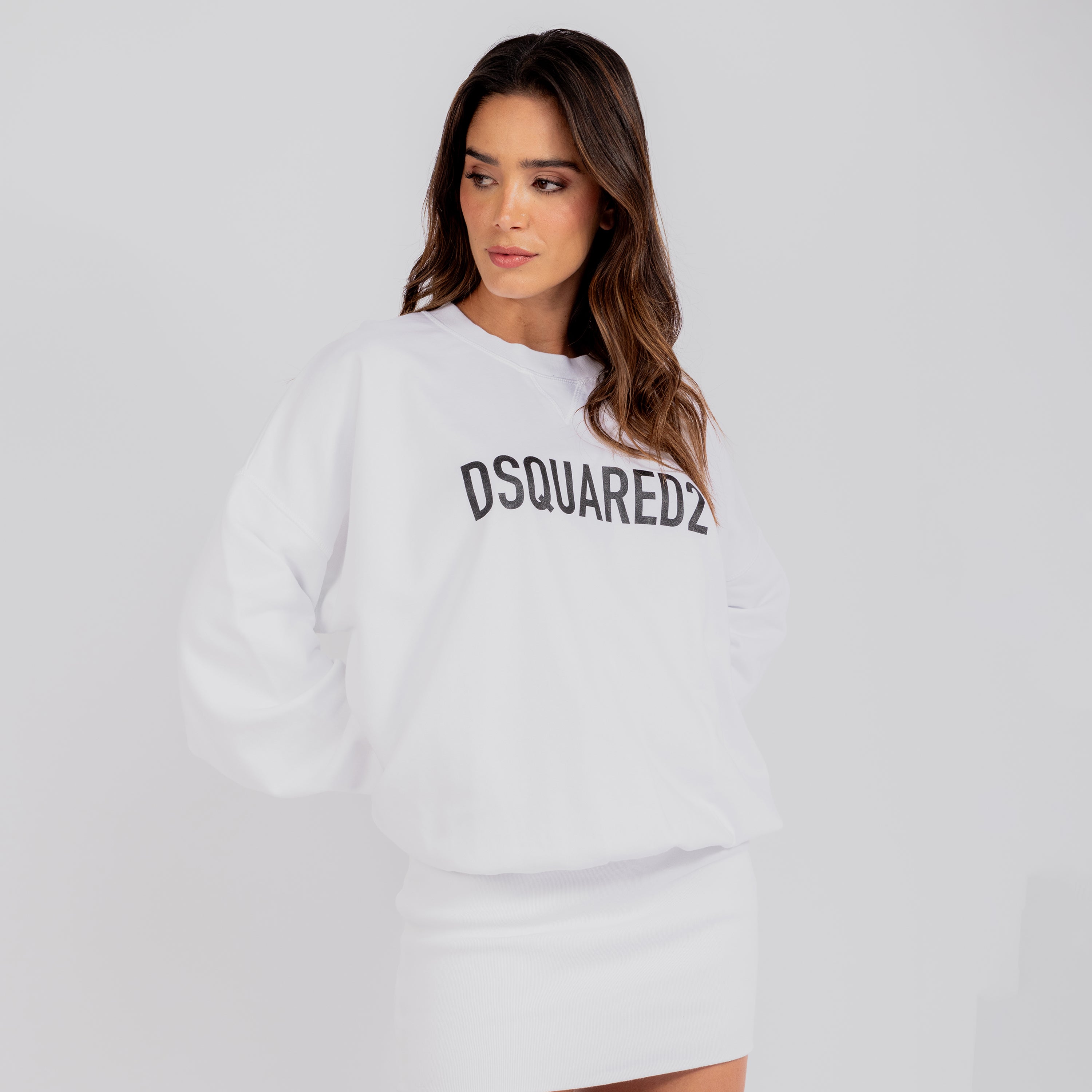 Vestido Blanco Dsquared2 Logo