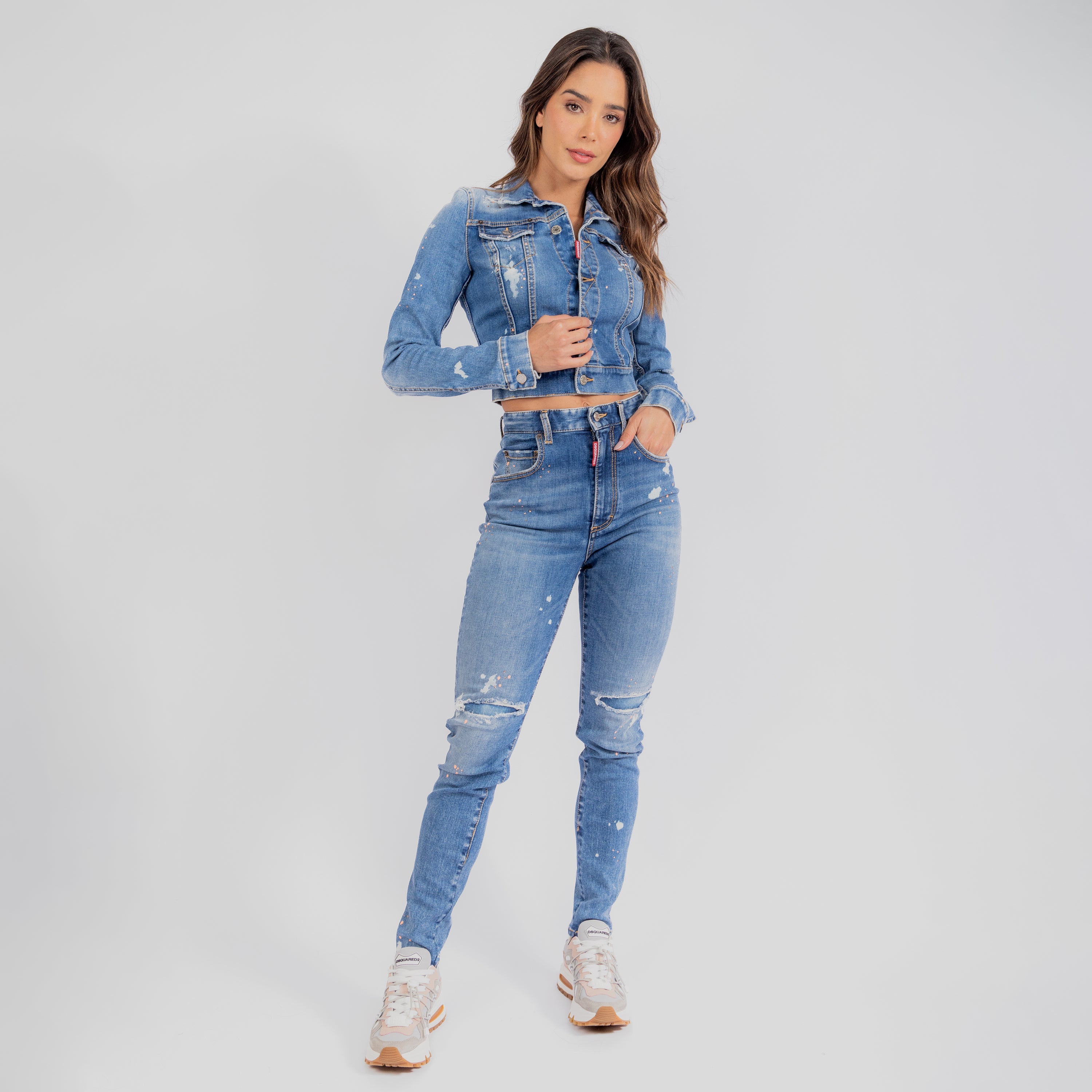 Chaqueta Denim Dsquared2 Paints