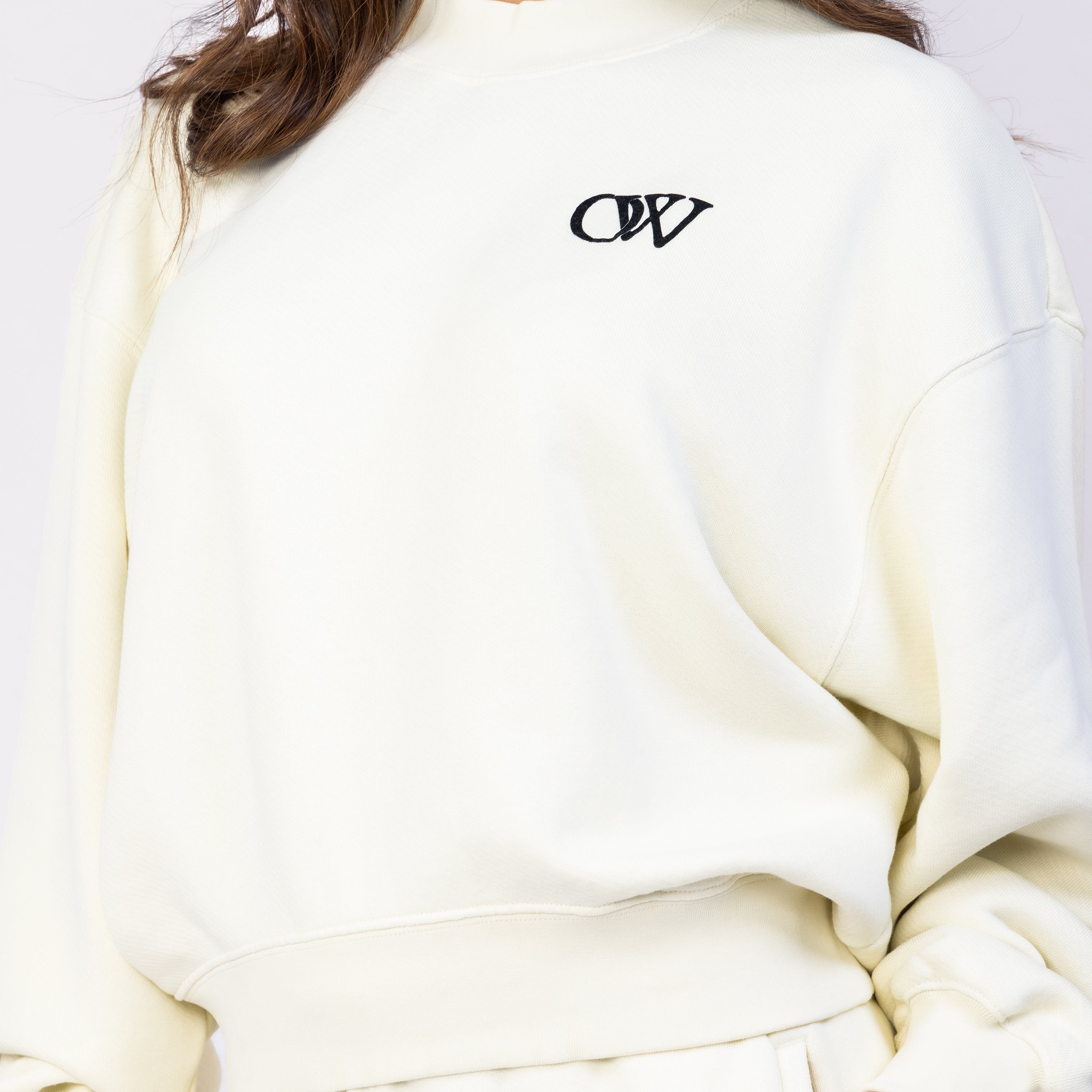 Buzo Beige Off-White Flock Ow