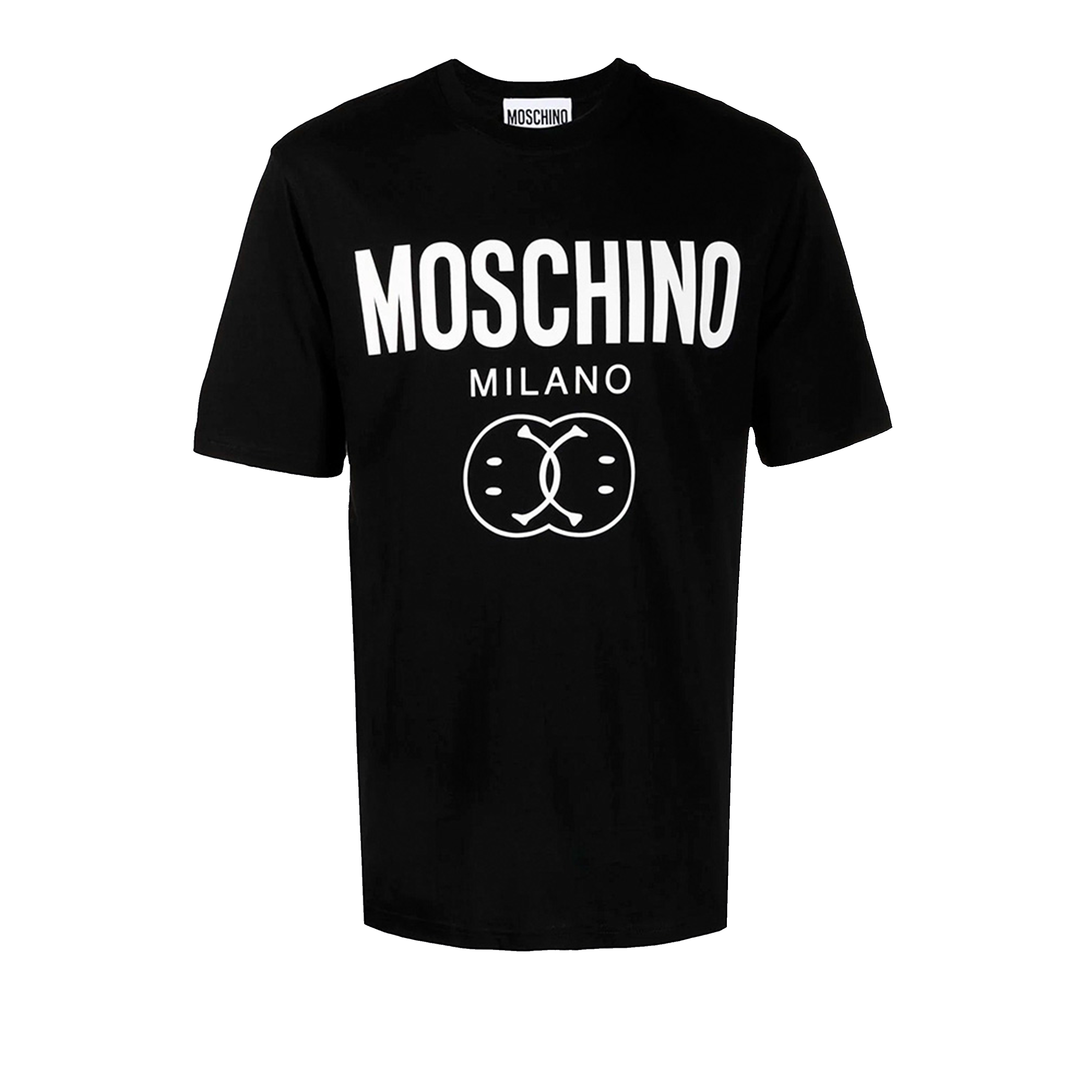 Camiseta Negra Moschino Couture Logo Smile