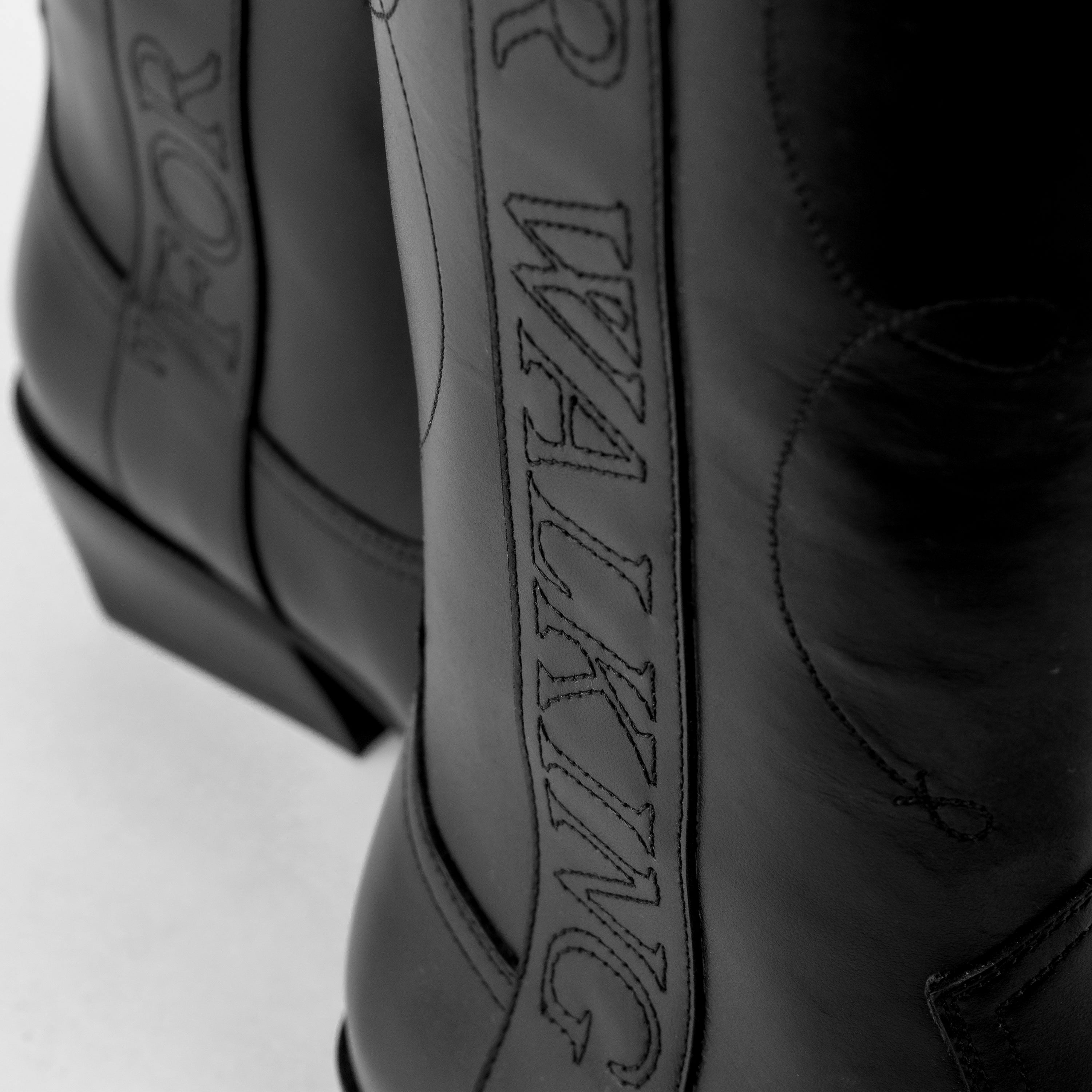 Botas Negro Off-White Texan "For Walking"