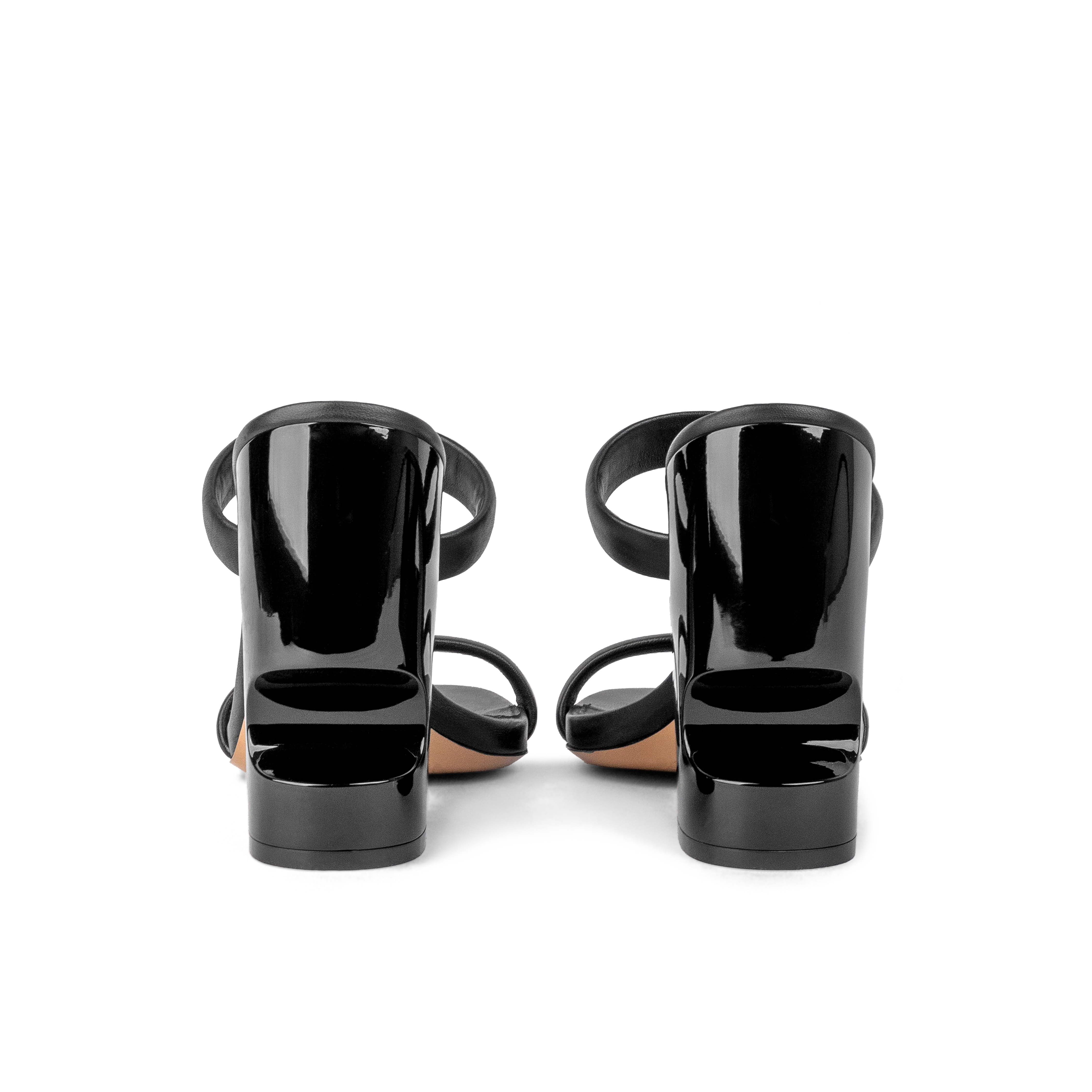 Sandalias de Tacón Negras Off-White Metheor