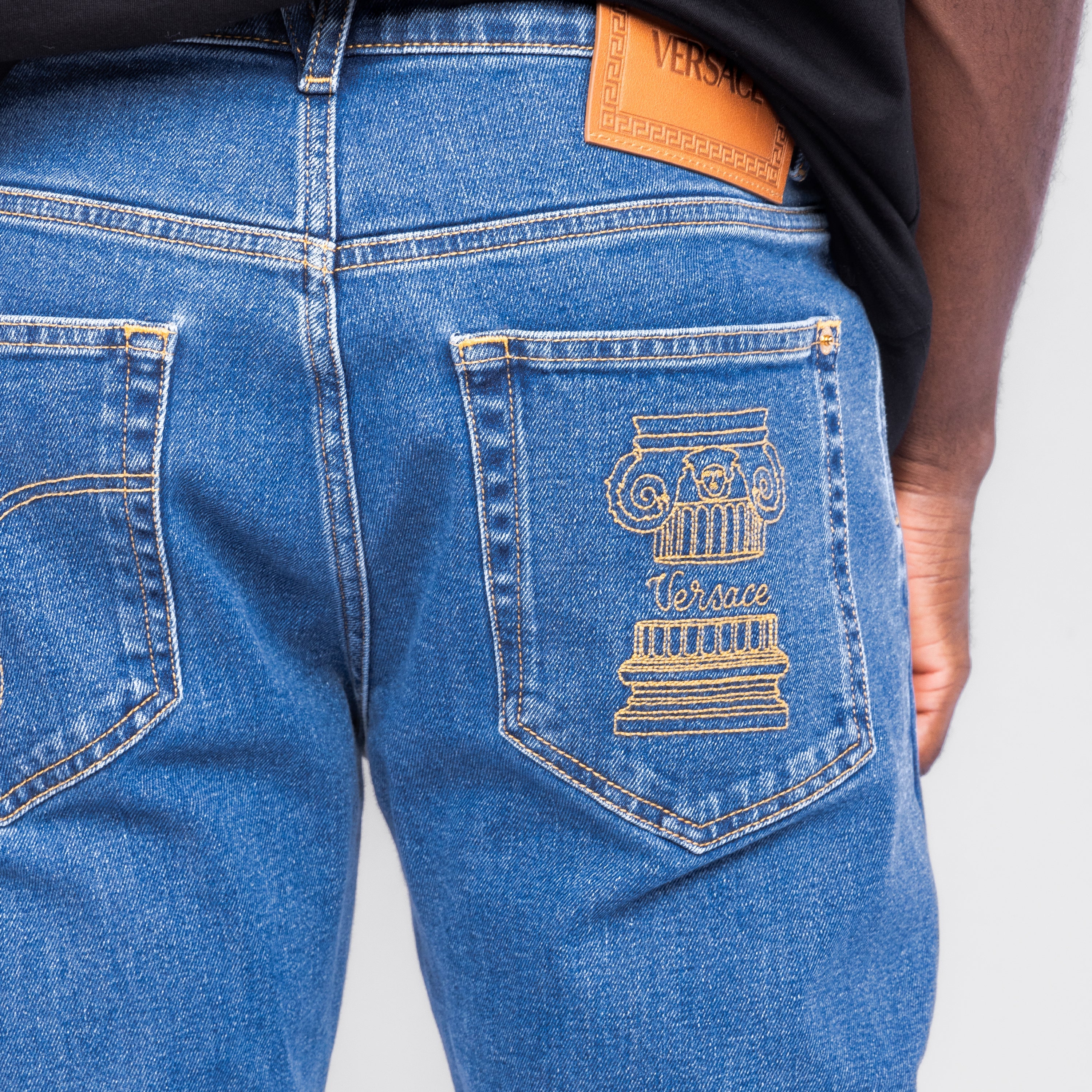 Jeans Denim Versace Medusa