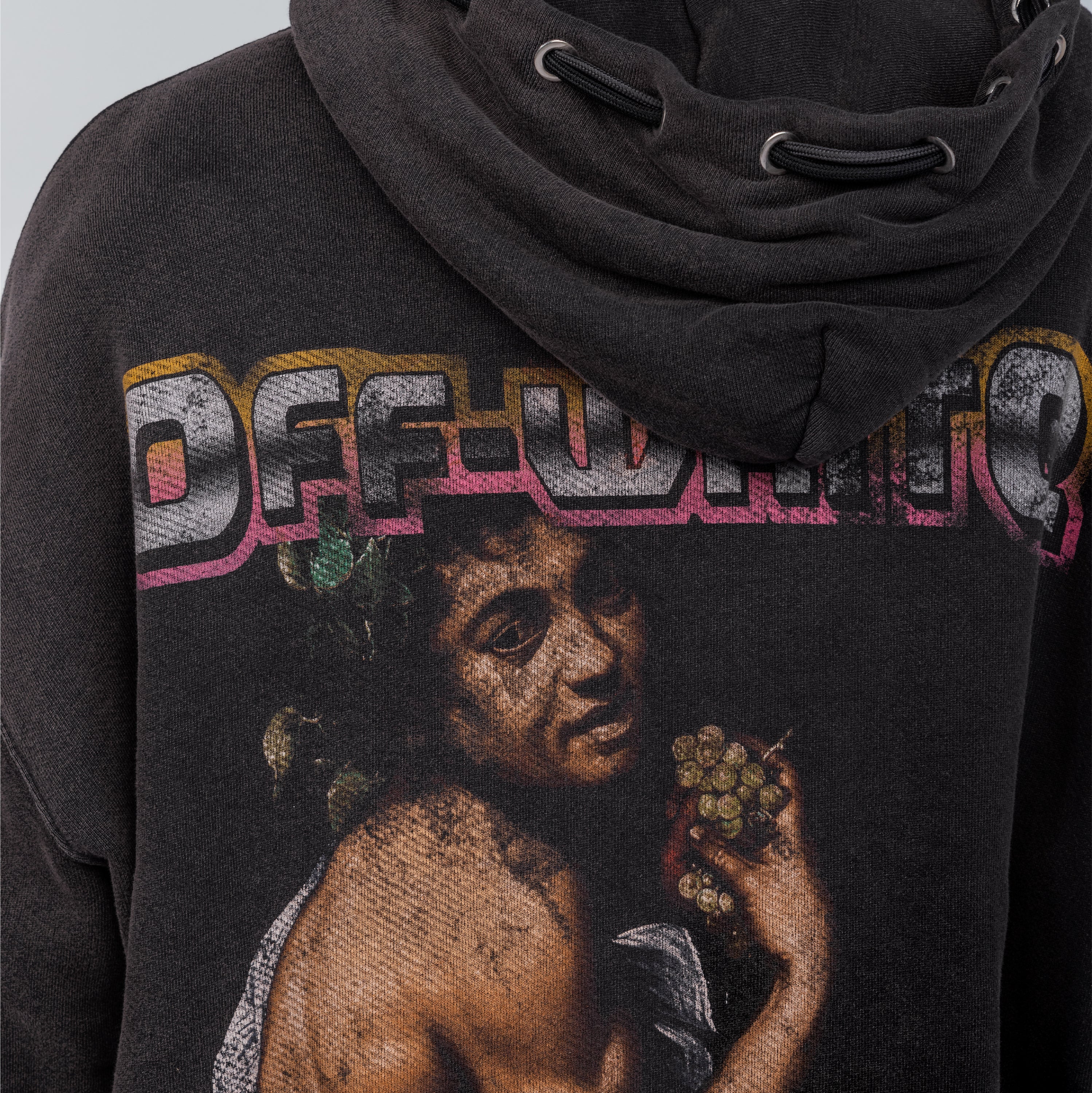 Buzo Tipo Hoodie Negro Off-White Digit Bacchus