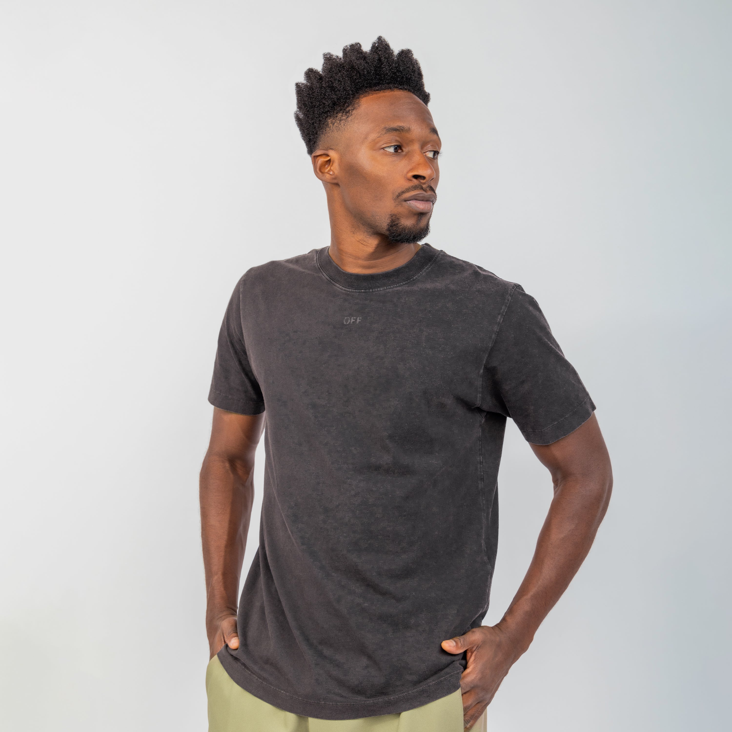 Camiseta Negra Off-White Super Moon