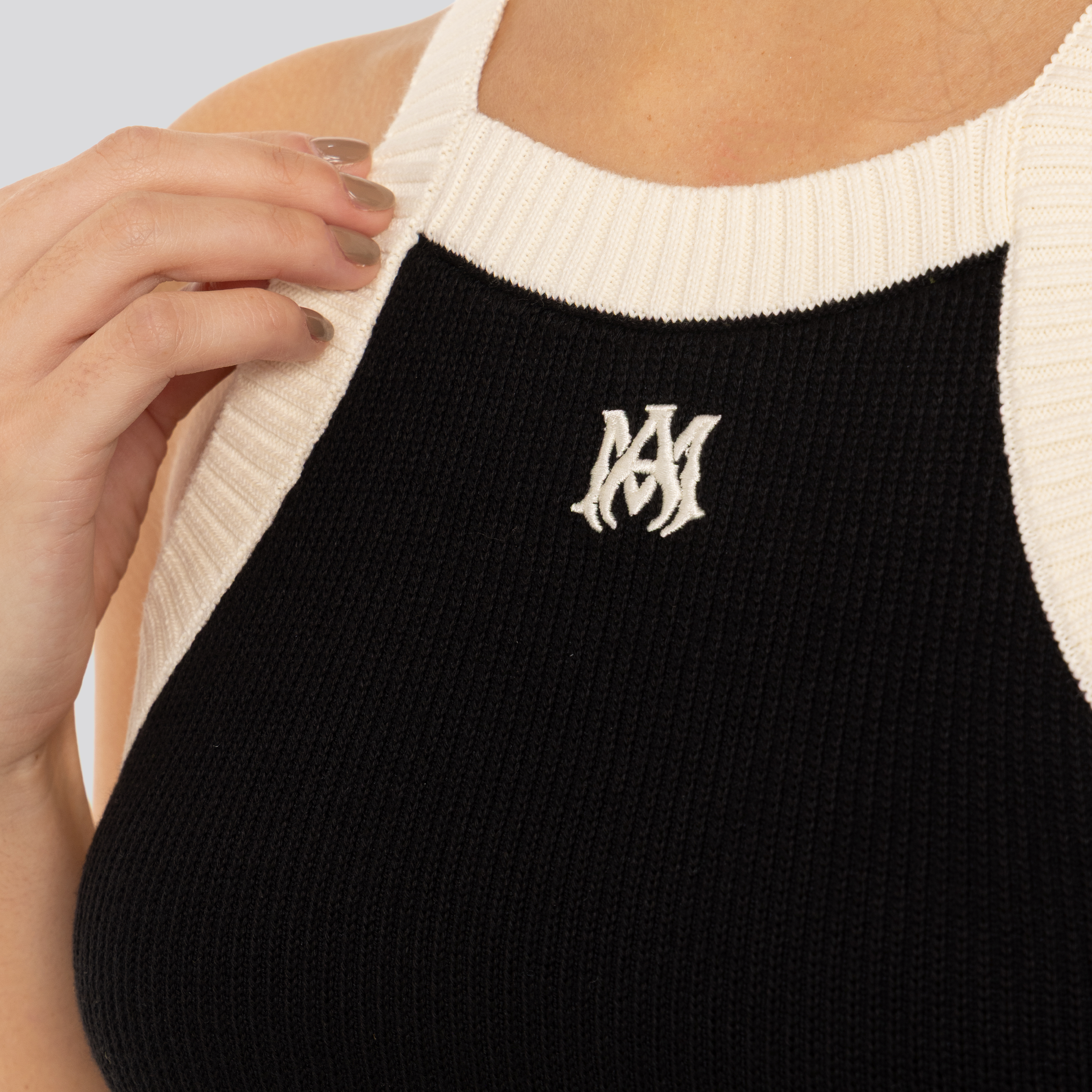 Top Negro AMIRI MA Cropped