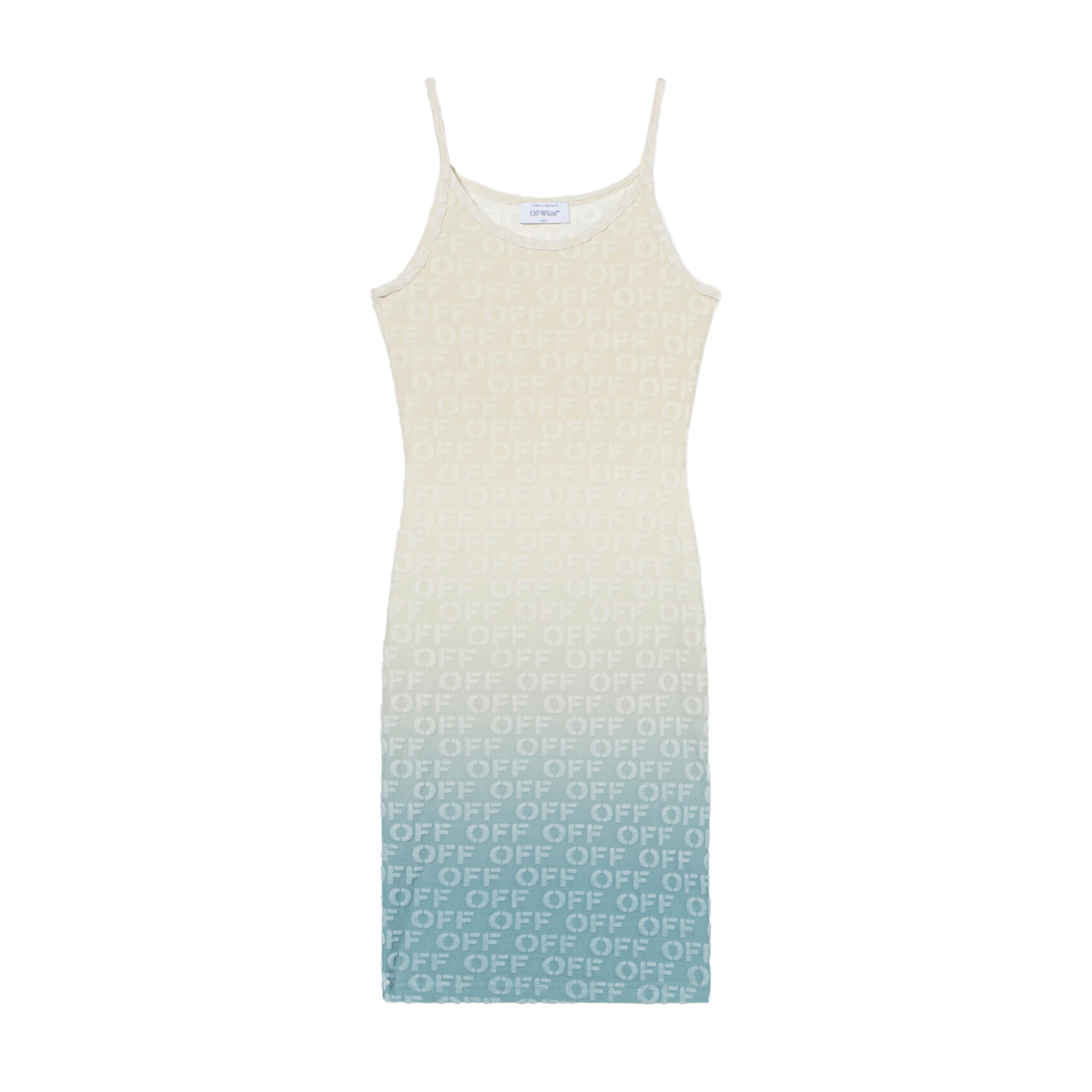 Vestido Beige Off-White Off