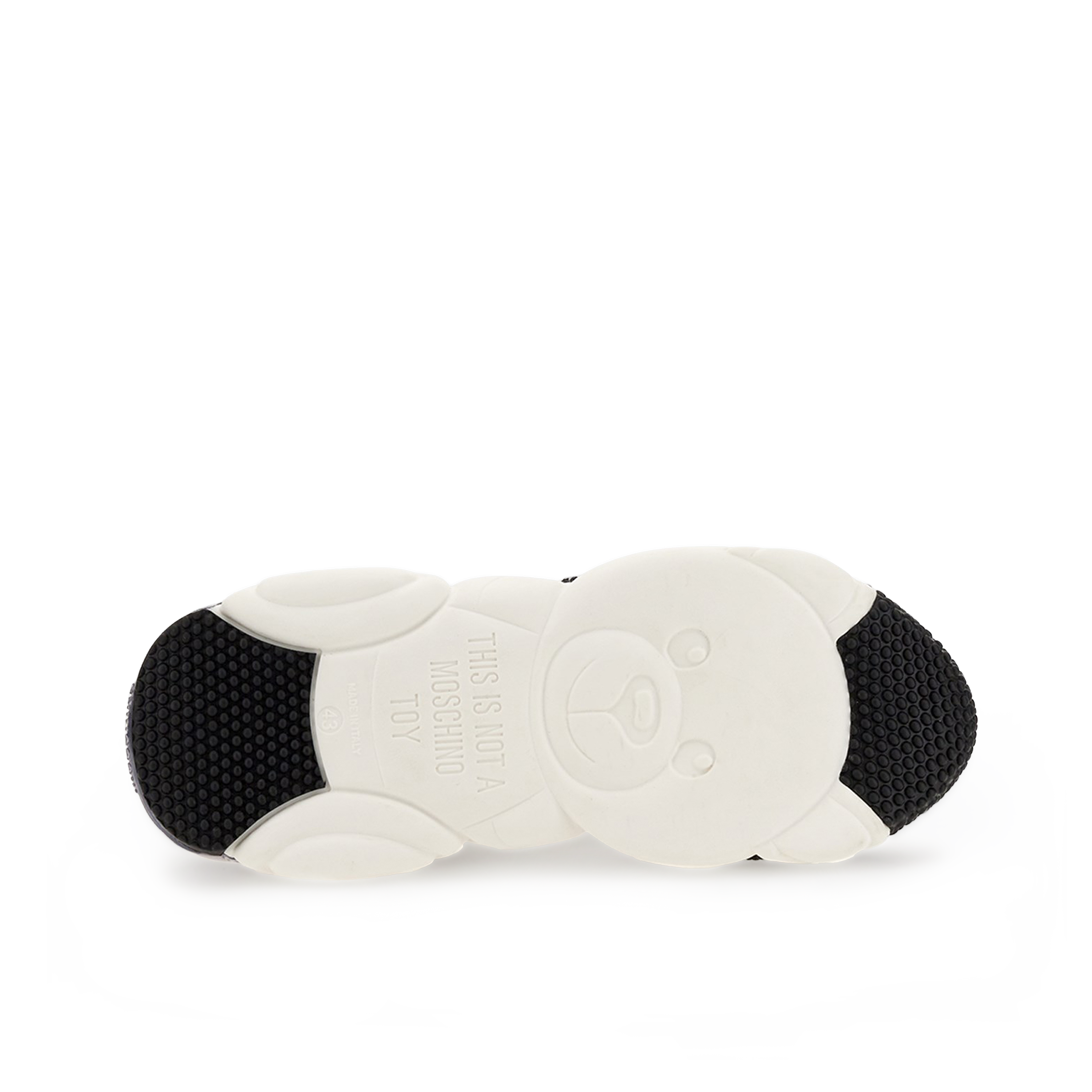 Sneakers Blancos Moschino Teddy Sole Transparent