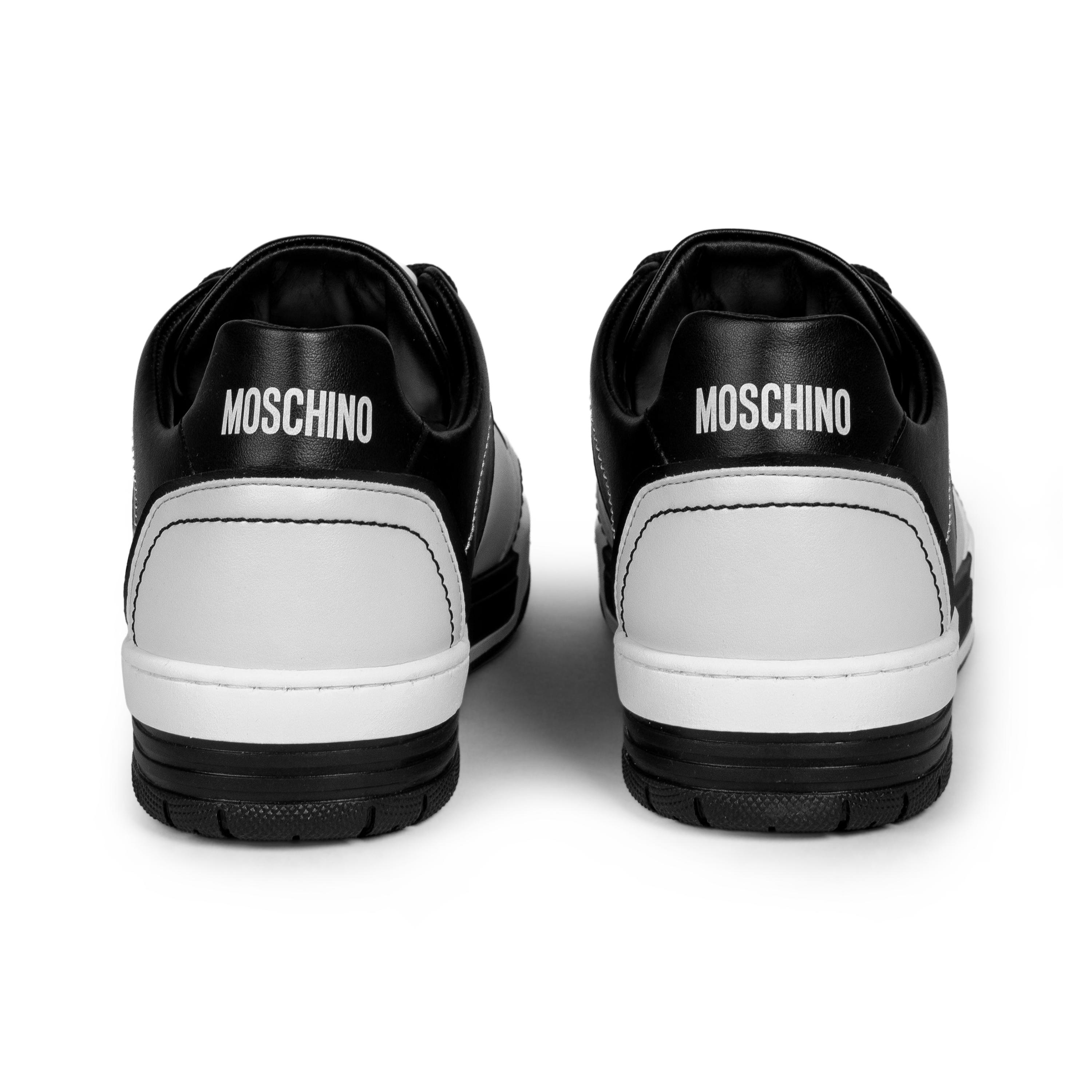 Sneakers Blanco Moschino Negro Two-Tone