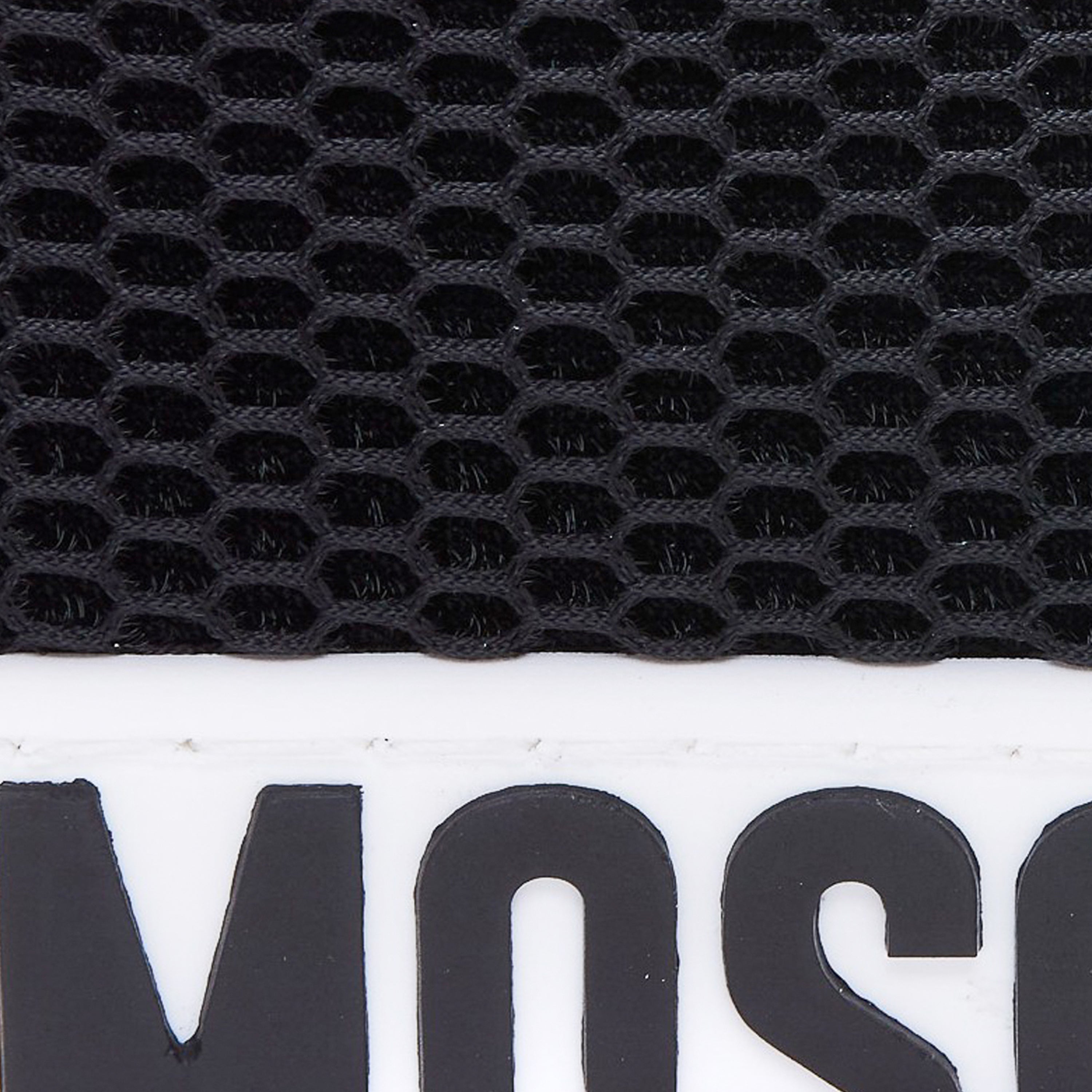 Sneakers Negro Moschino Blanco Mesh-Panel